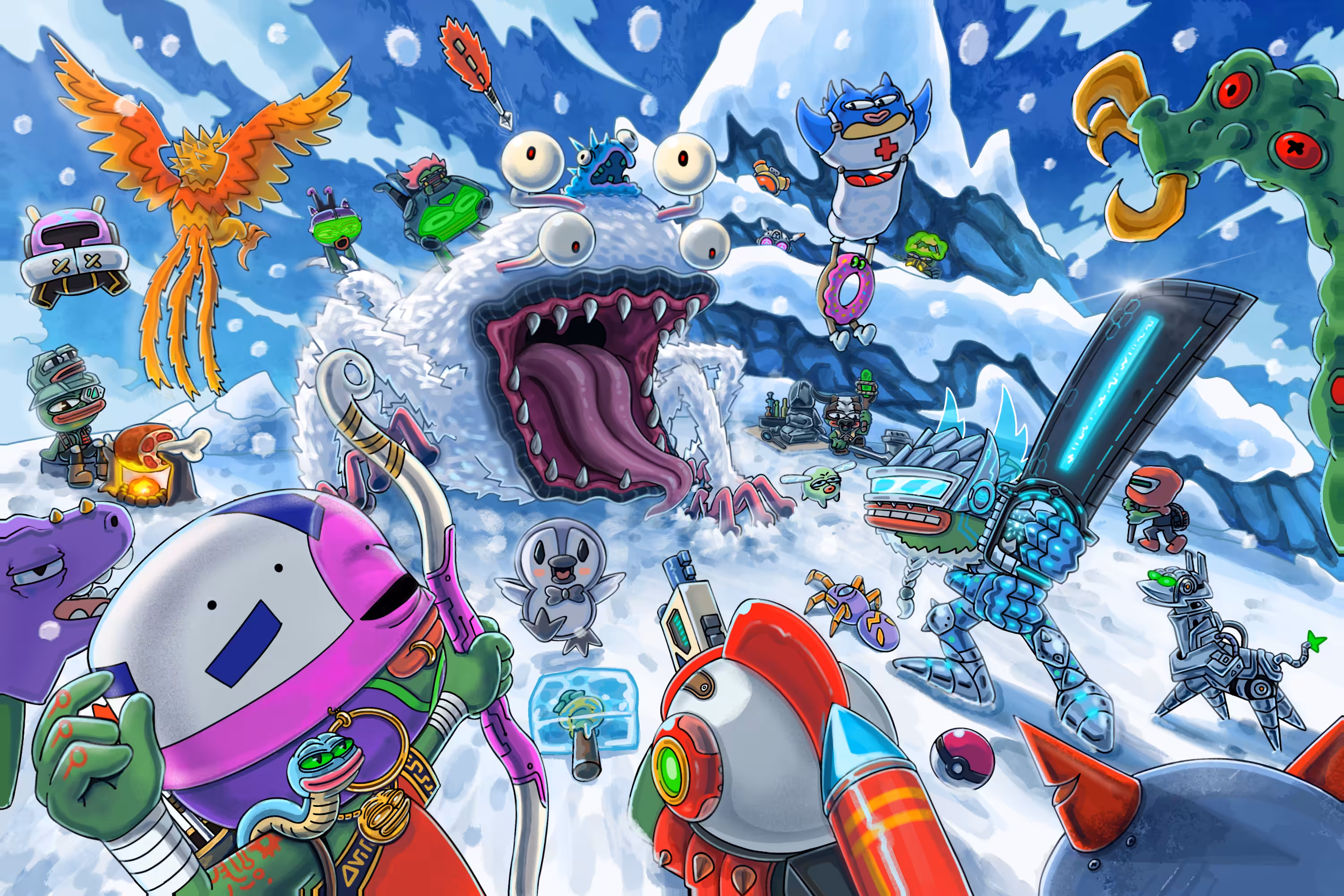 Explore the land of ice.