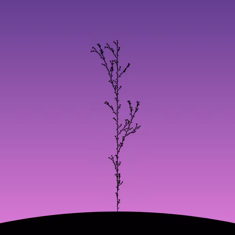 Fractal-Lsystem Tree #101