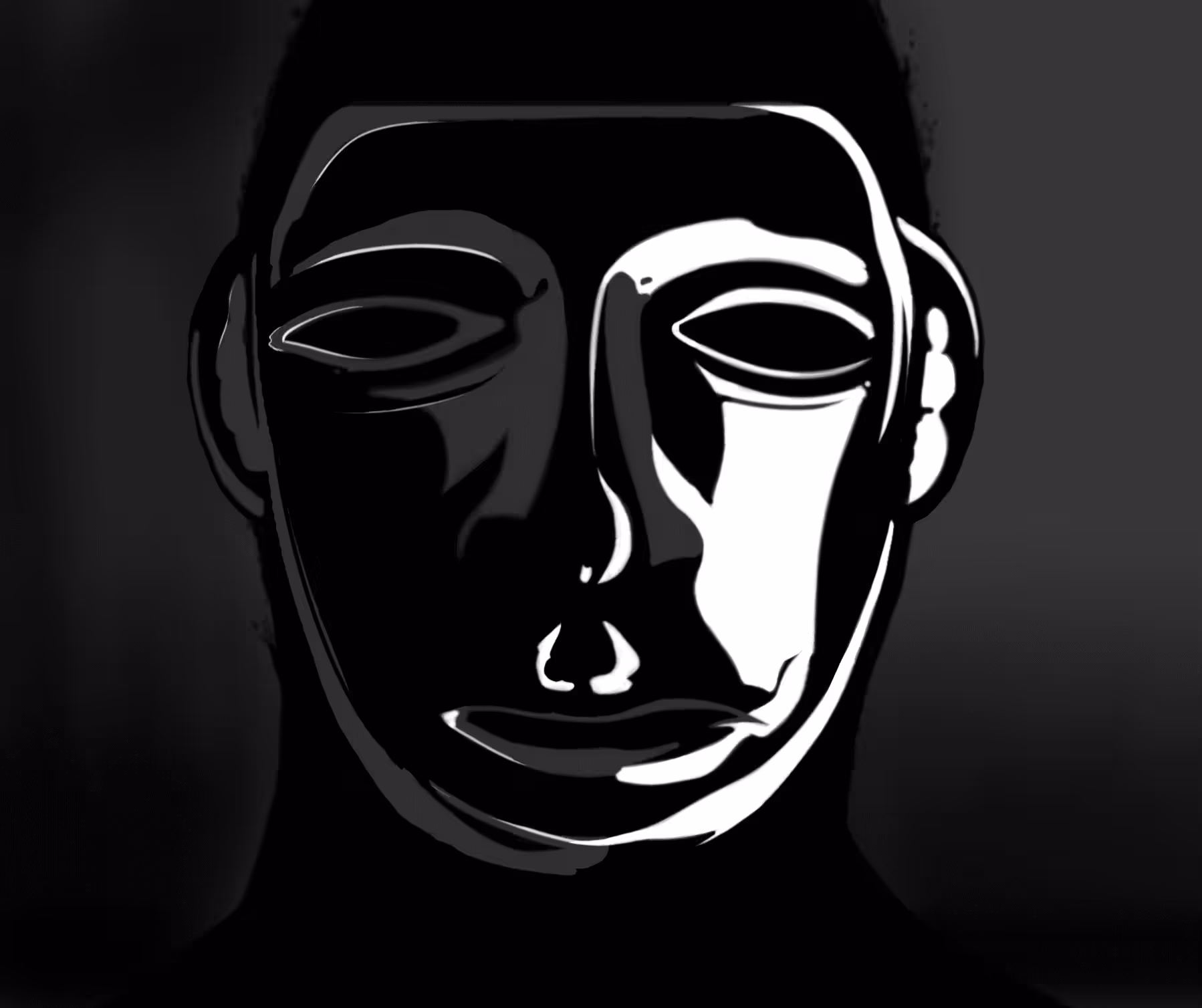 Reverse Spirit of the forest mask