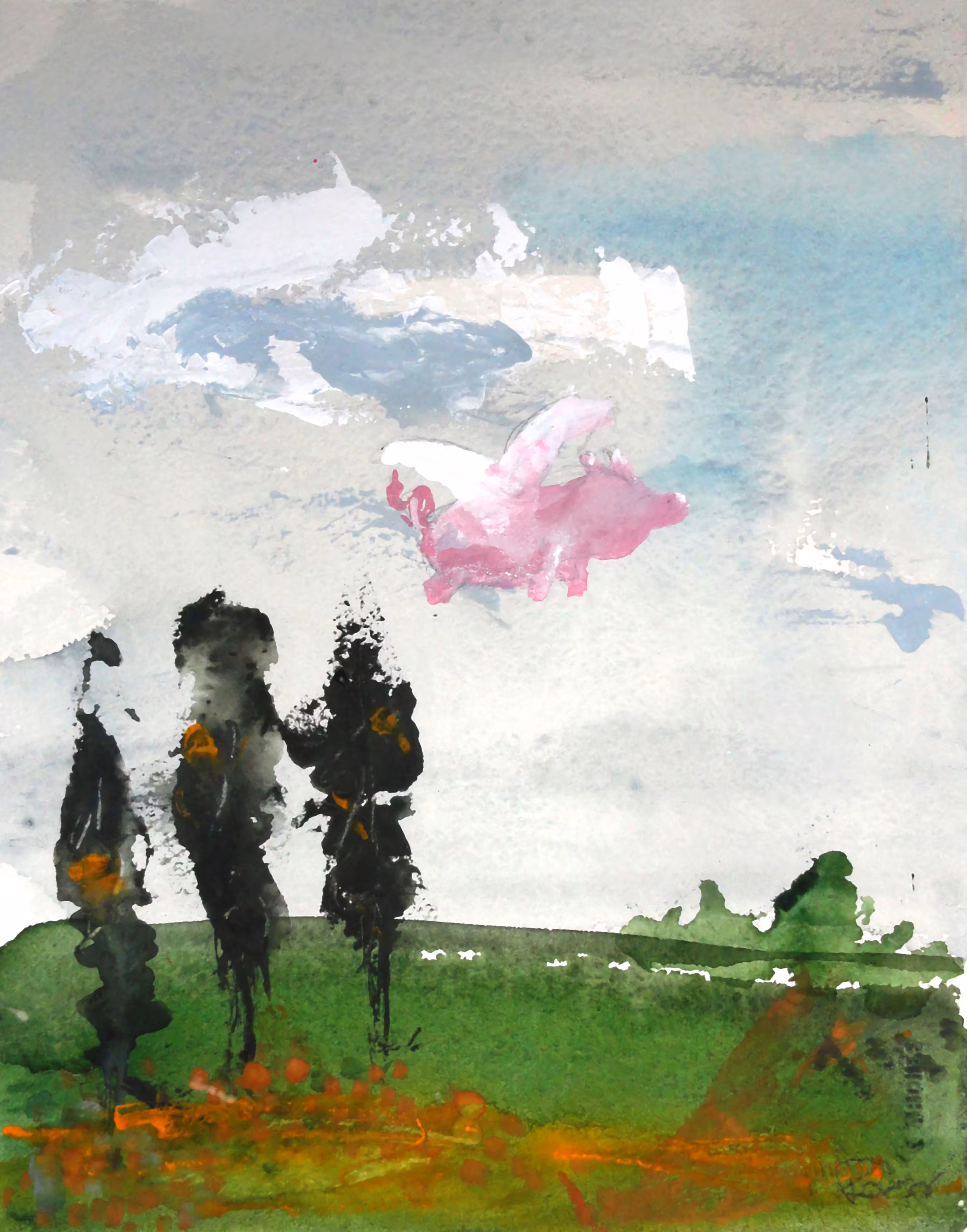 When Pigs Fly #2 by Karrie Ross