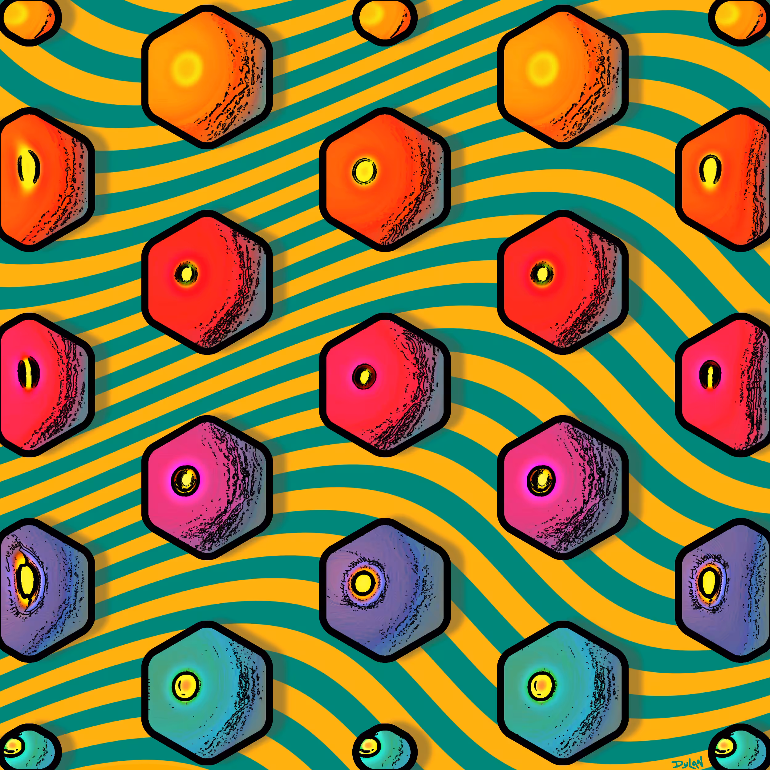 Cryptocubism - Fruit Salad
