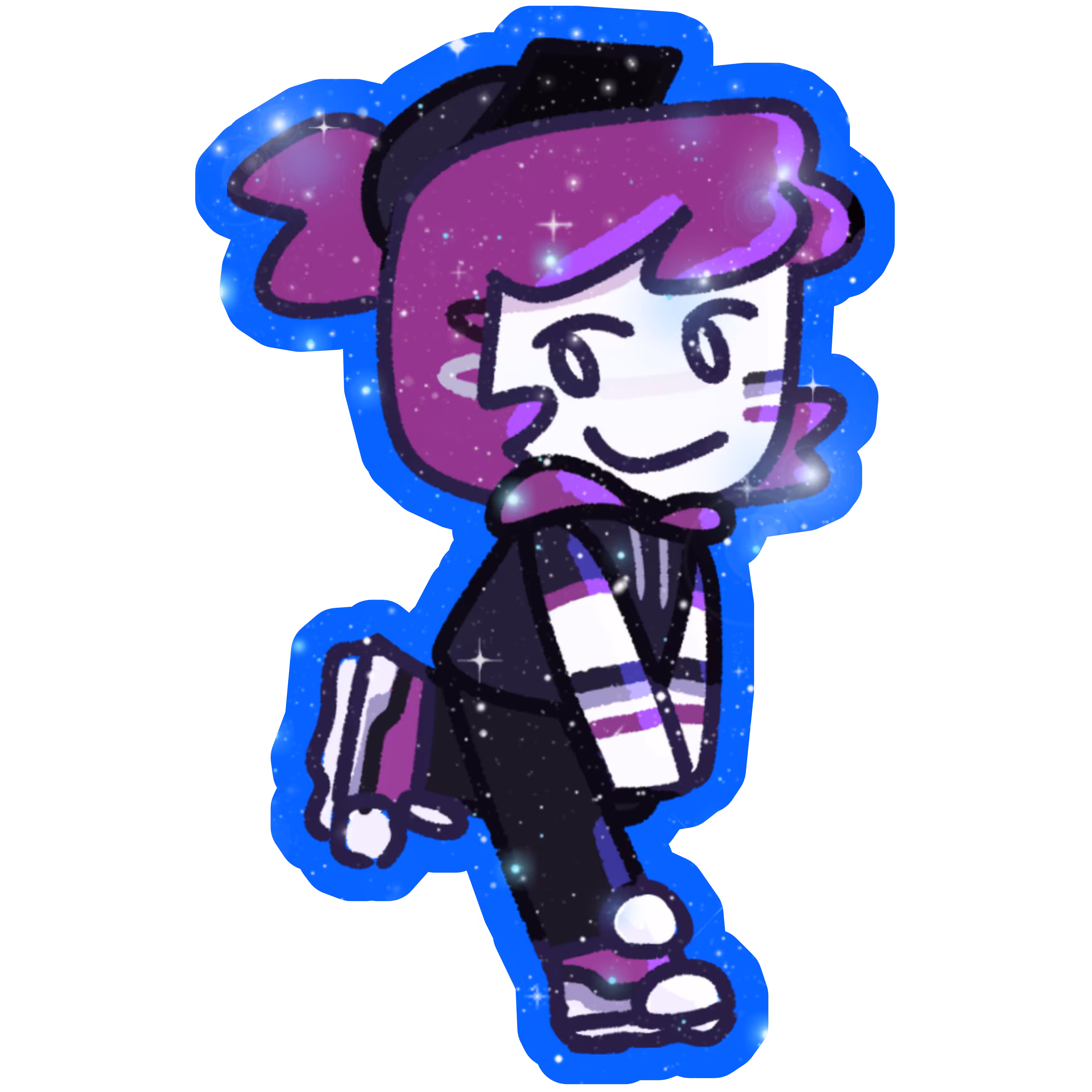#001 Lyndsey Avatar Folk Tez Sticker