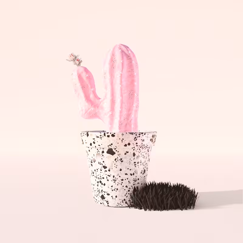 3D Crypto Cacti #29