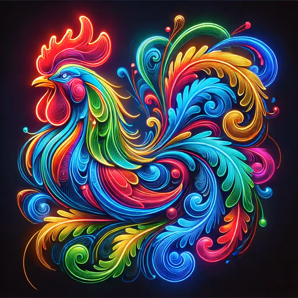 Neon Oracle: Electric Vortex