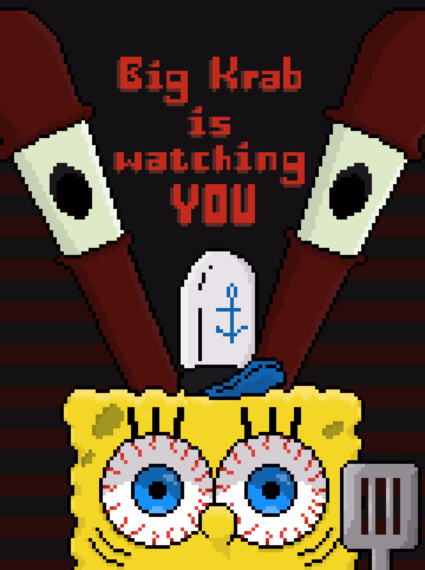 BIG KRAB IS WATCHING YOU