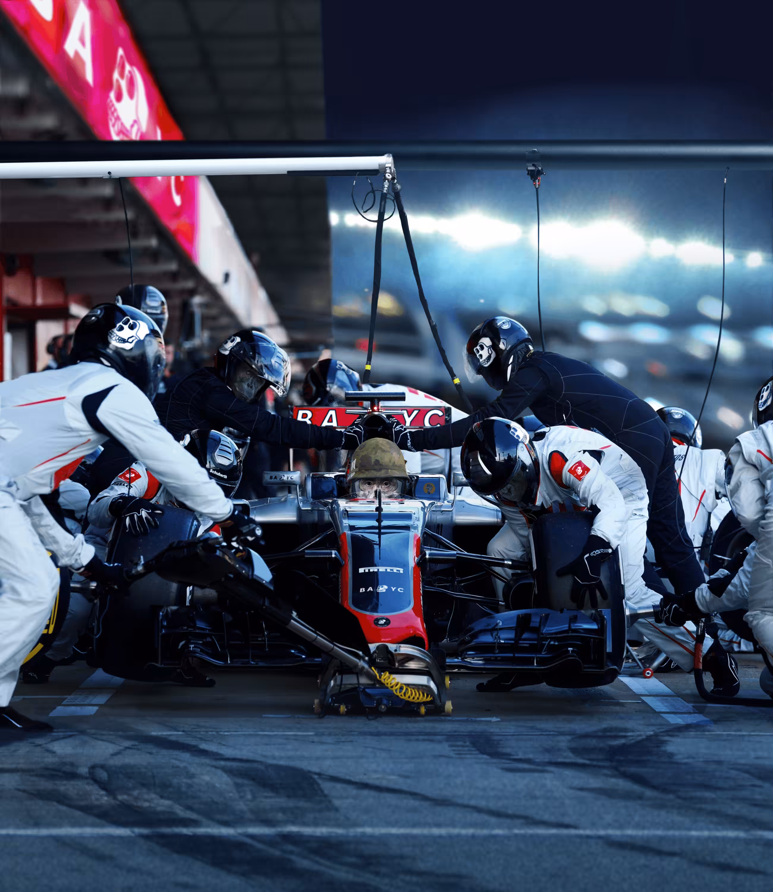 Pit Stop = Team Work