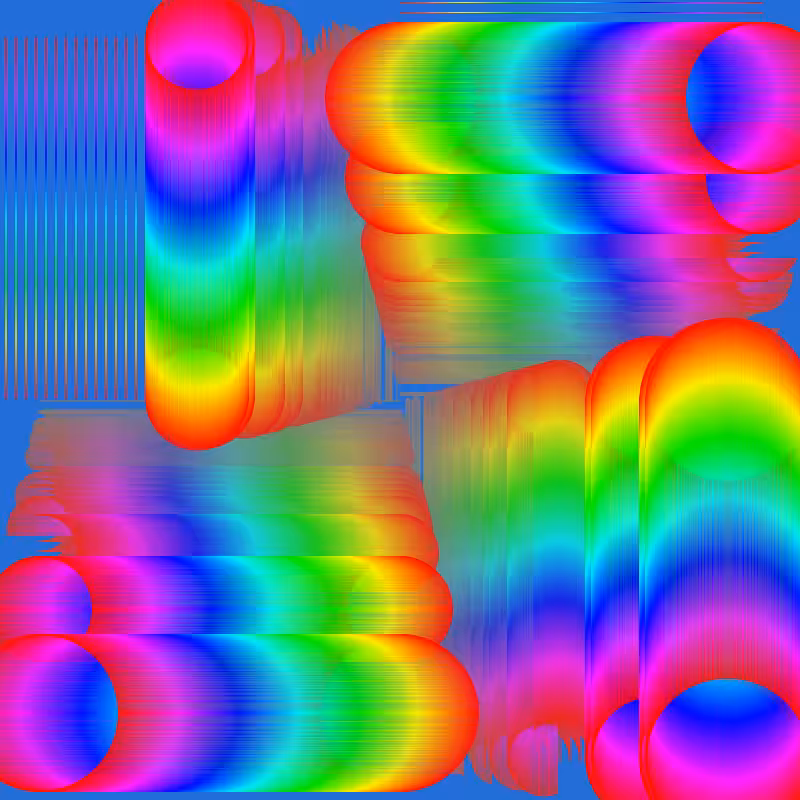 Fibonacci Rainbow Spiral ver3 var11 #1