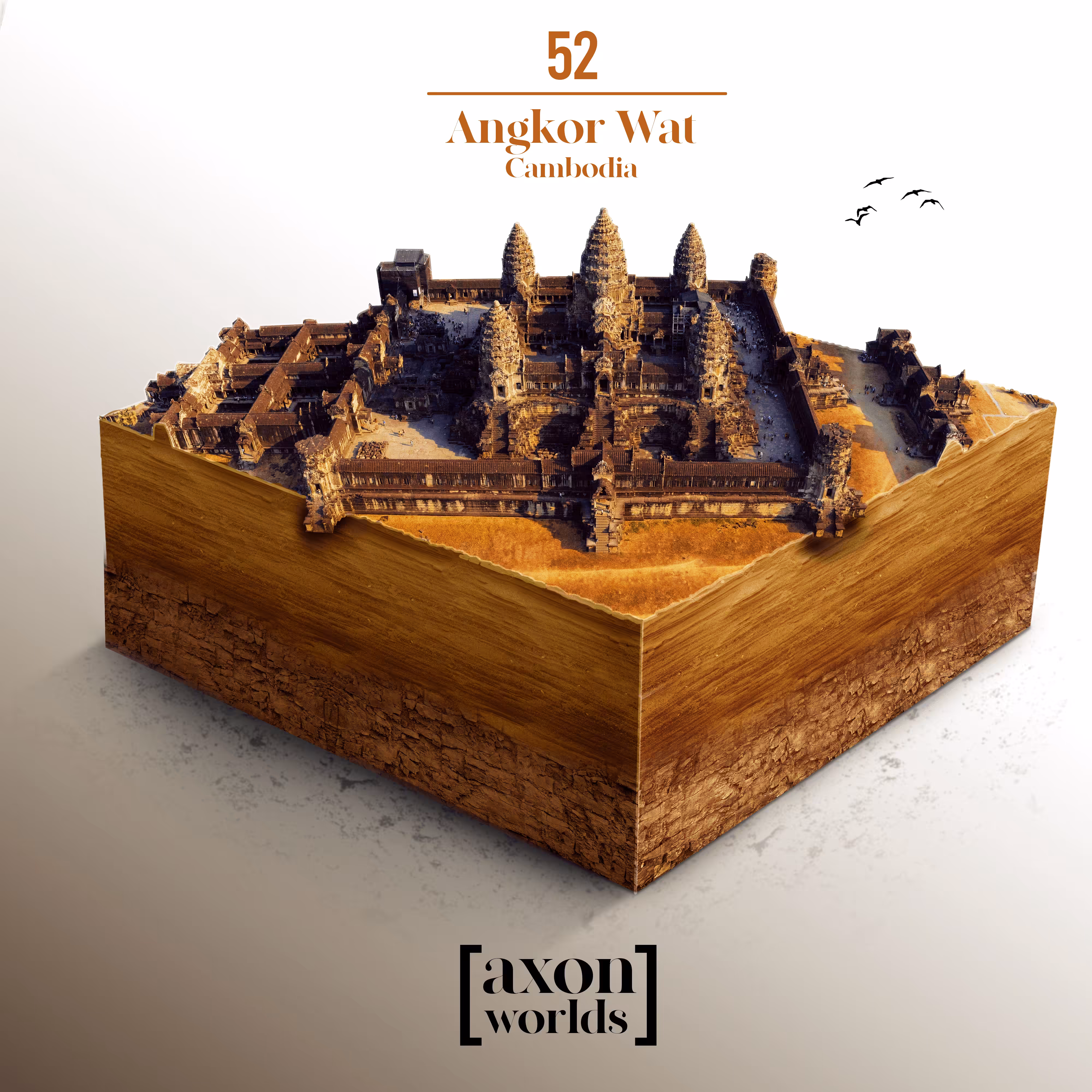 AXON WORLD | 52/1423 | ANGKOR WAT | CAMBODIA | MICRO WORLD