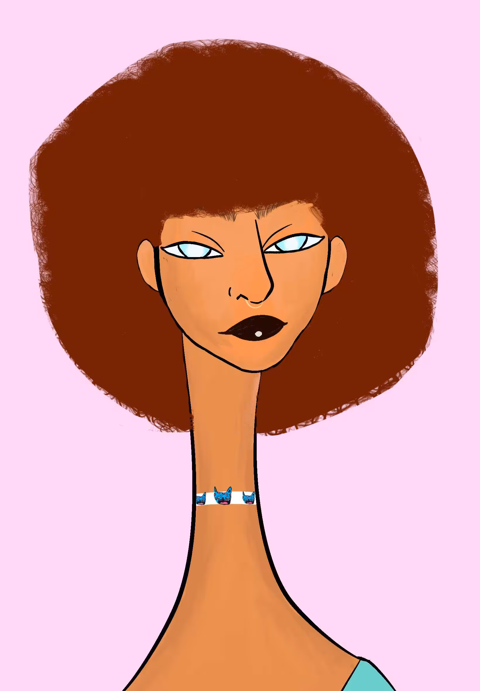 Long Neckie Lady #3151
