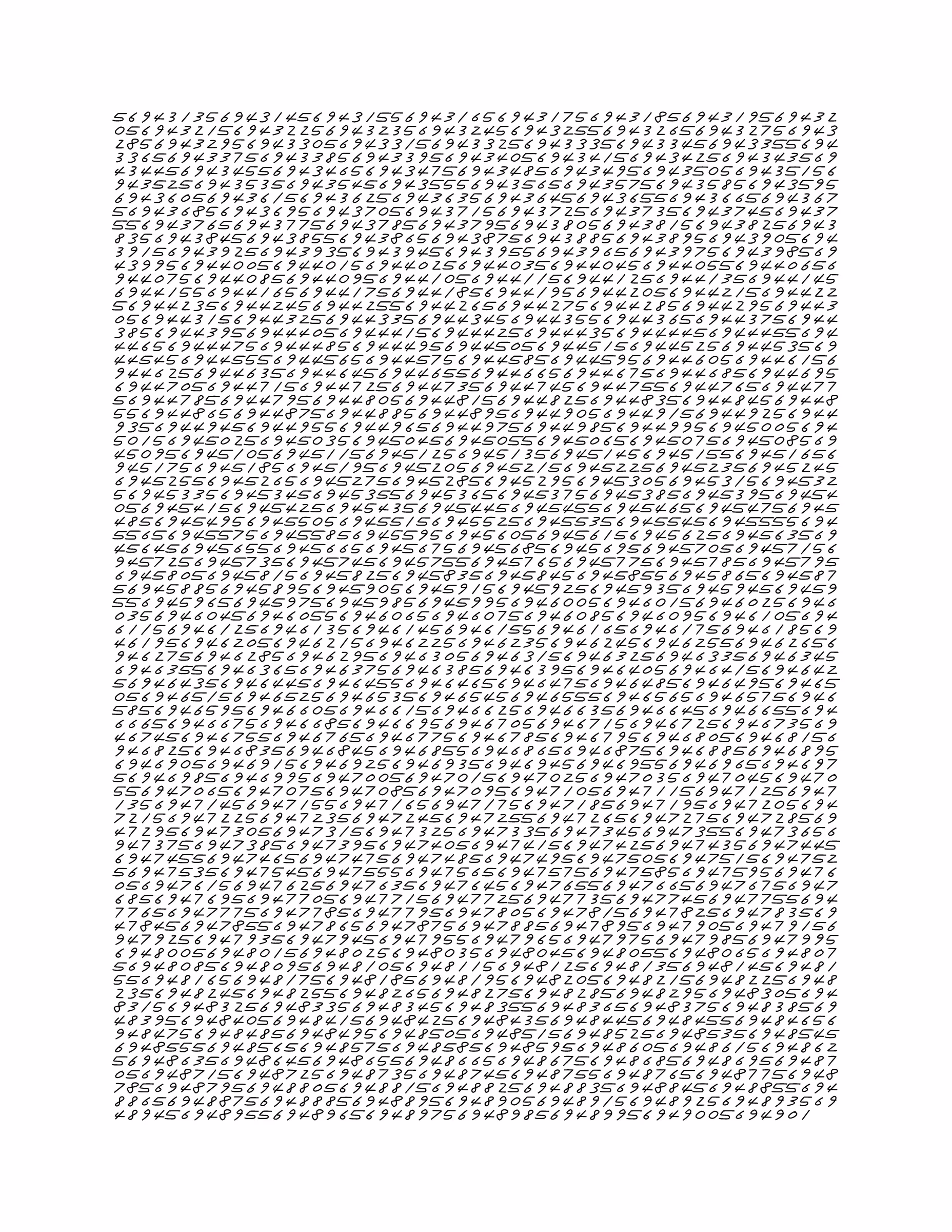 Endless (5,607,250 to Infinity) #279