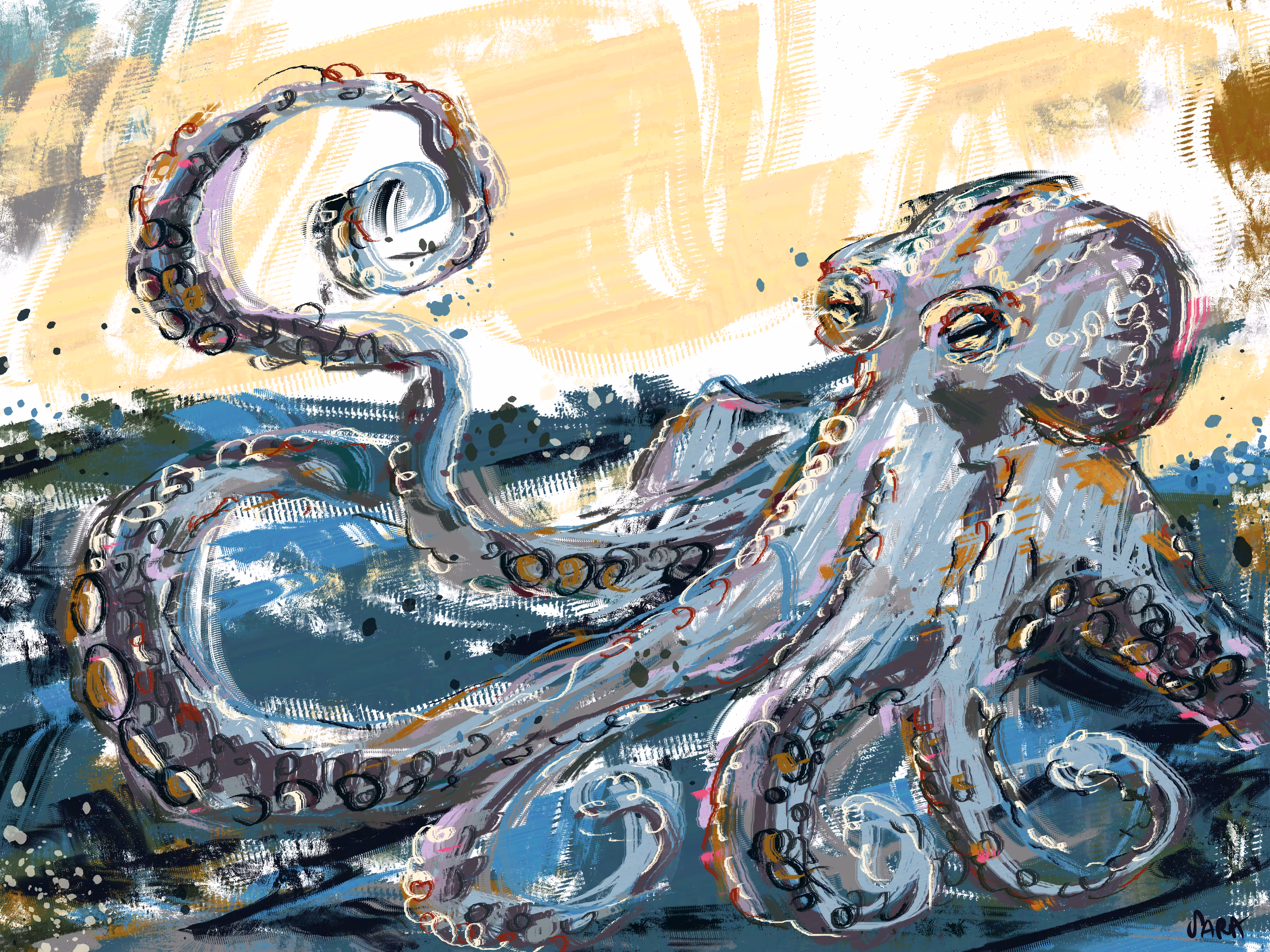 Blue Octopus