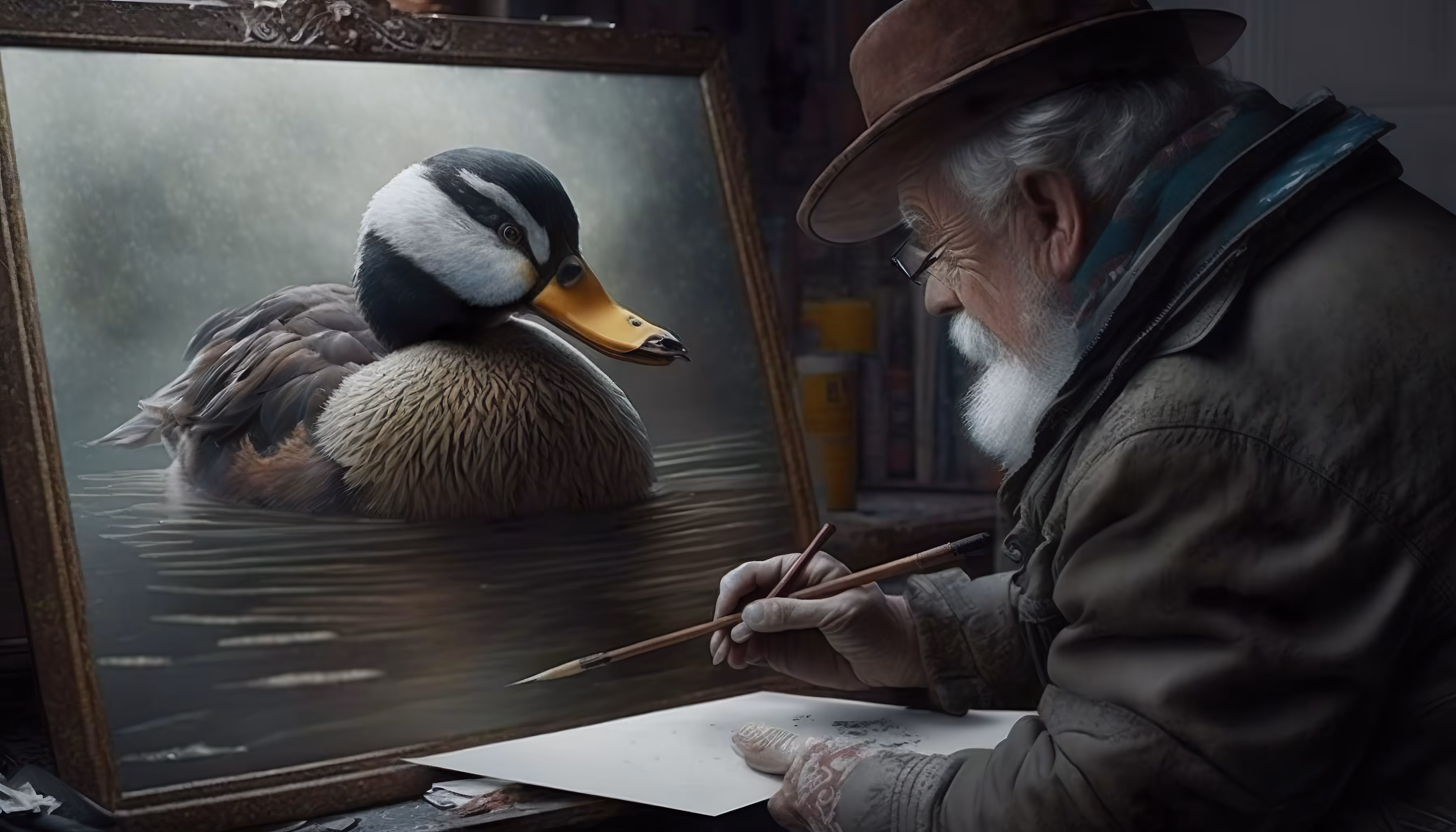The Master at Work: Capturing Life's Essence Through Art