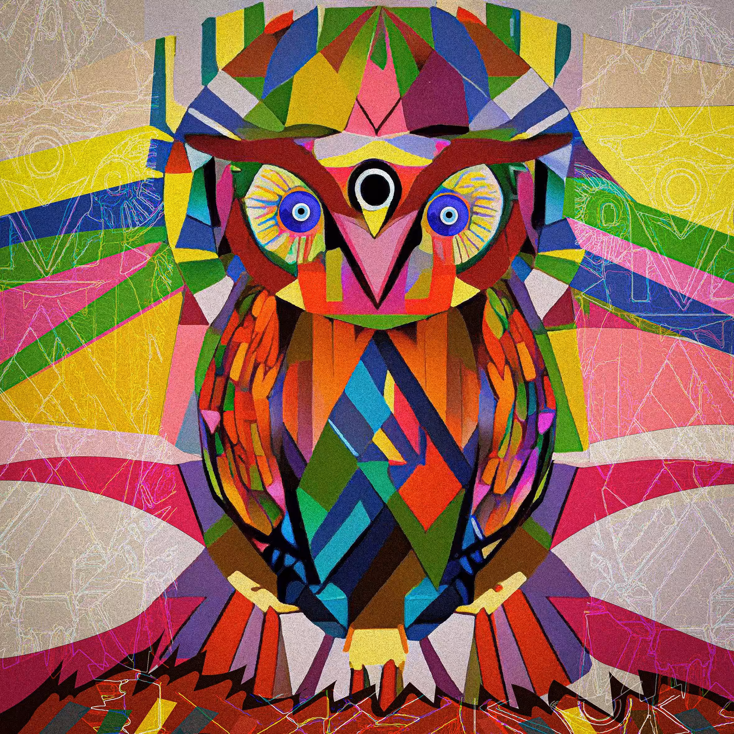owl drawing