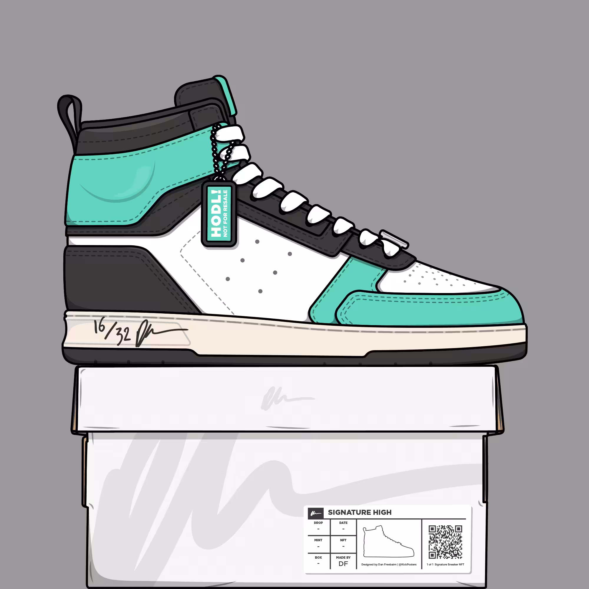Signature Sneaker High 'Spectrum' - #16