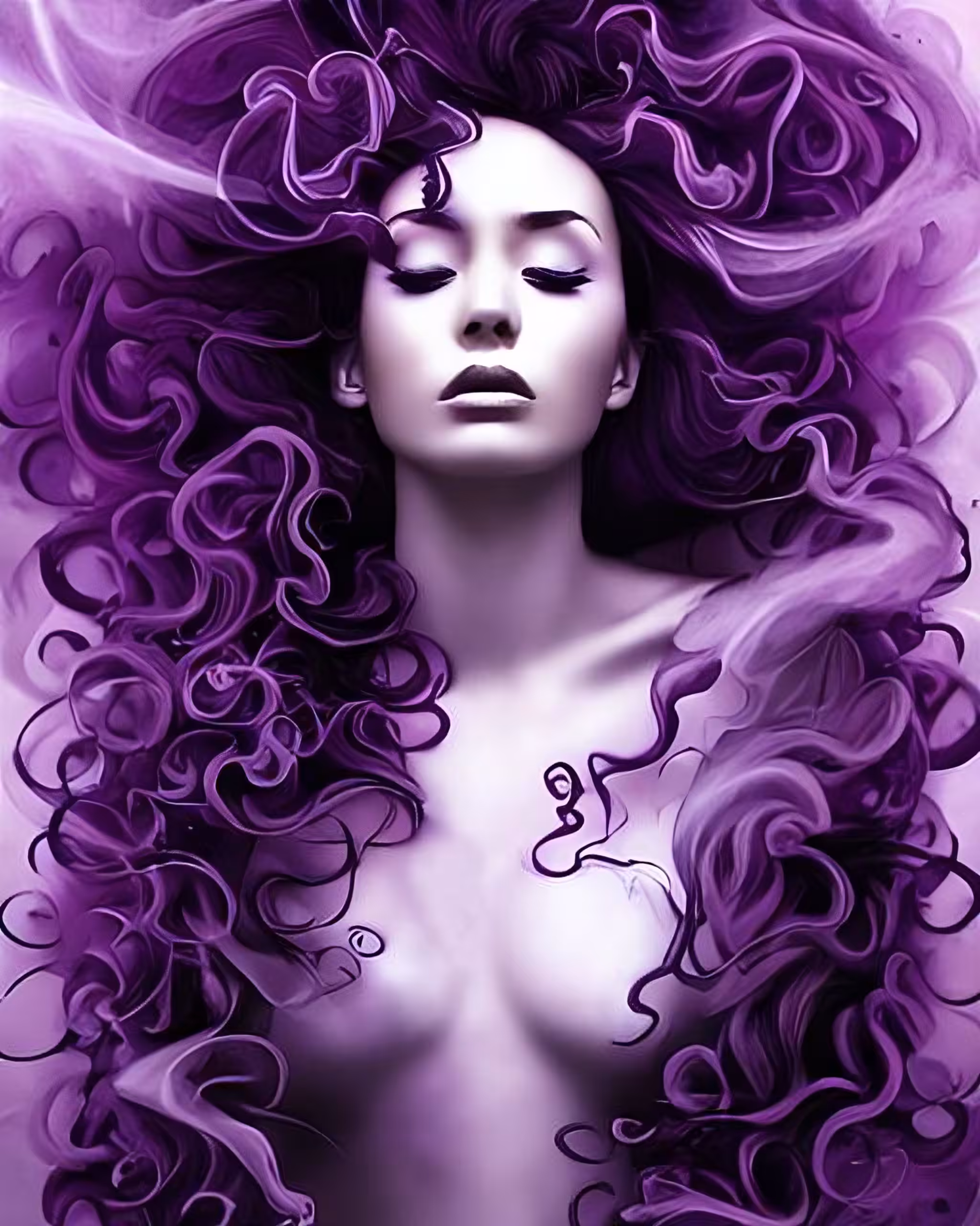 Lady in Purple