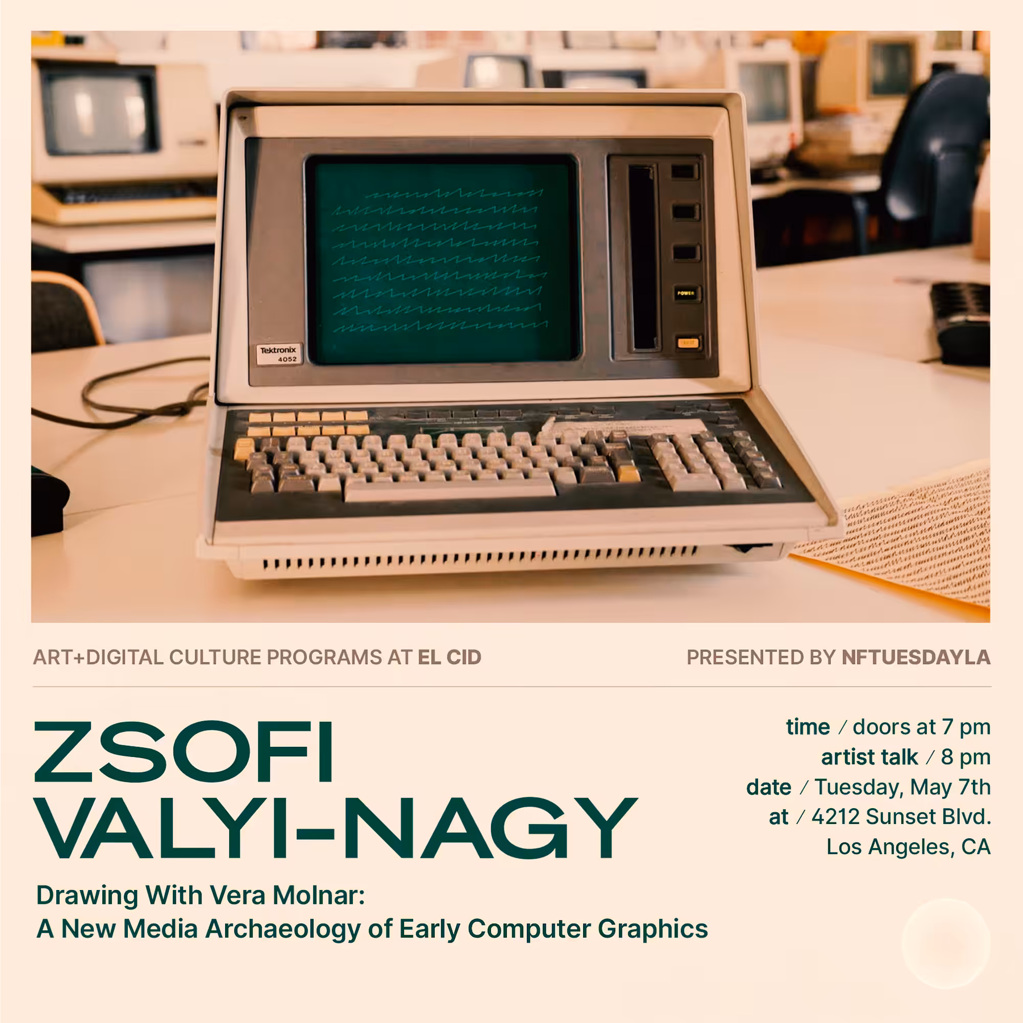 Drawing With Vera Molnar: A New Media Archaeology of Early Computer Graphics - Zsofi Valyi-Nagy (PF35)