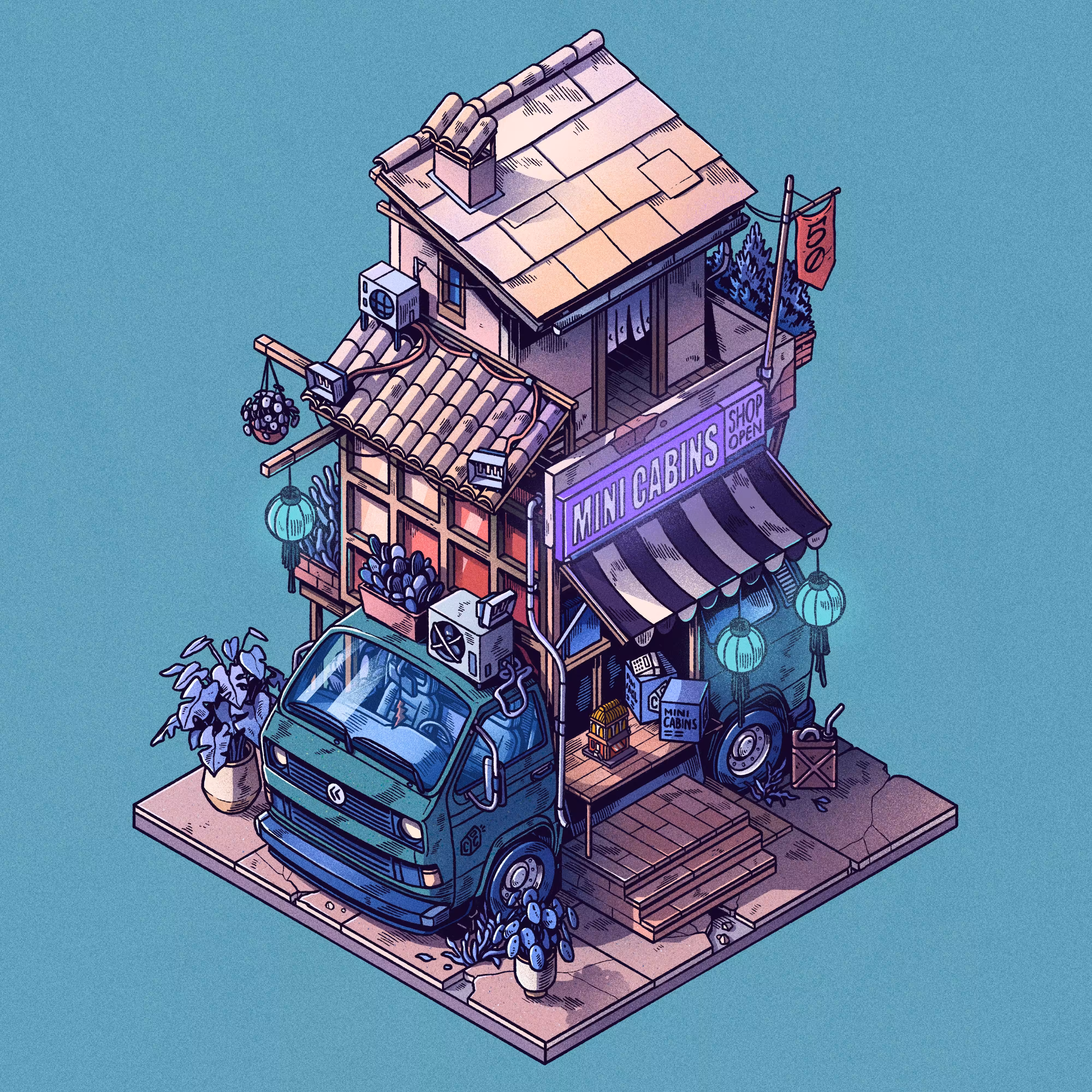 Curious Cabins #50: Caravan #34