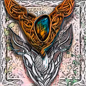 Jewelry elven sketches