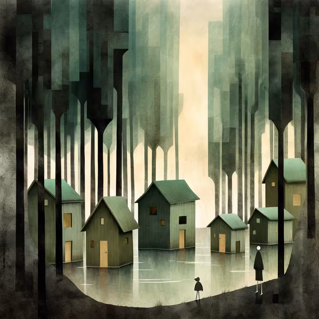 Village on water 