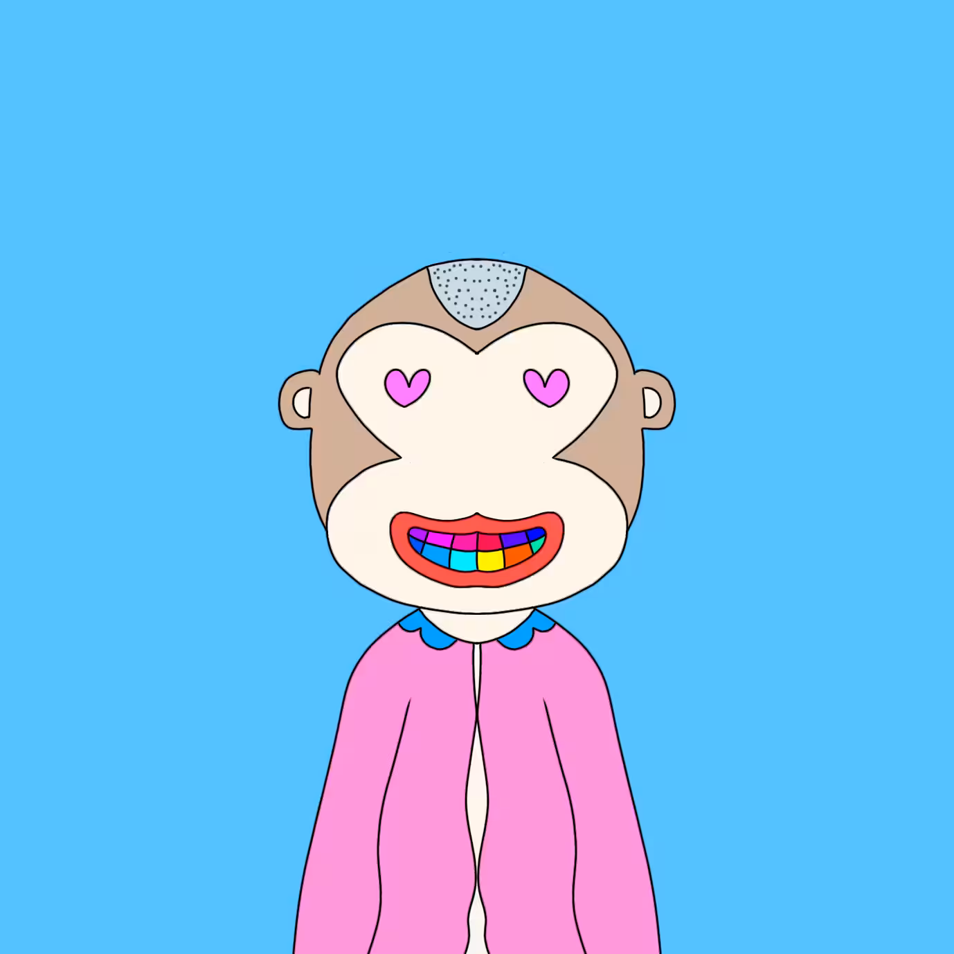 human monkey: monkey #2