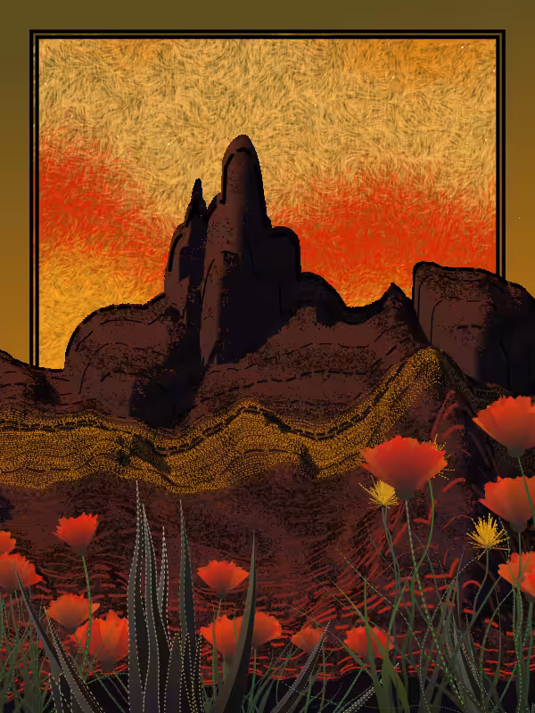 Desert Sun Rising #53