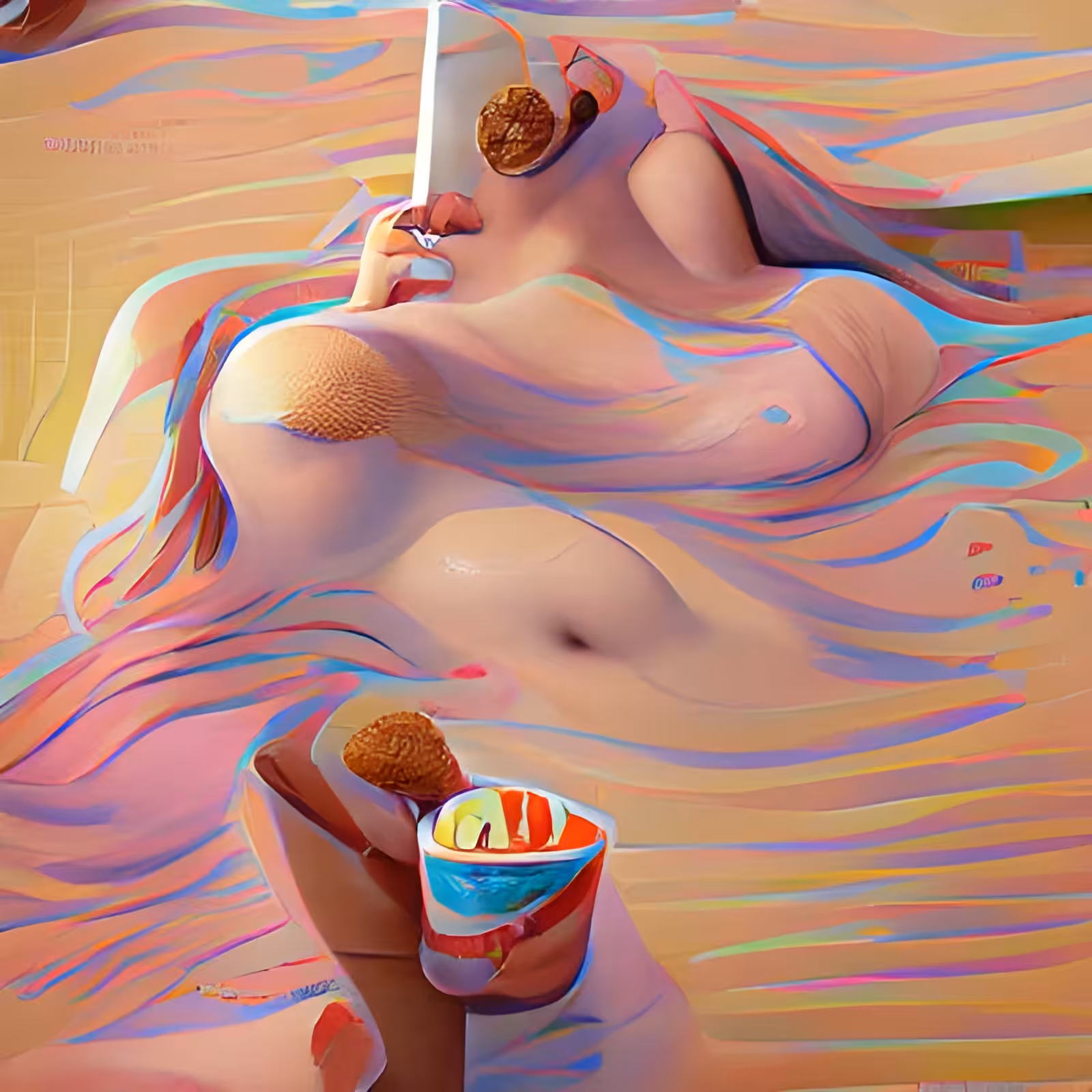 Ice Cream by the Pool