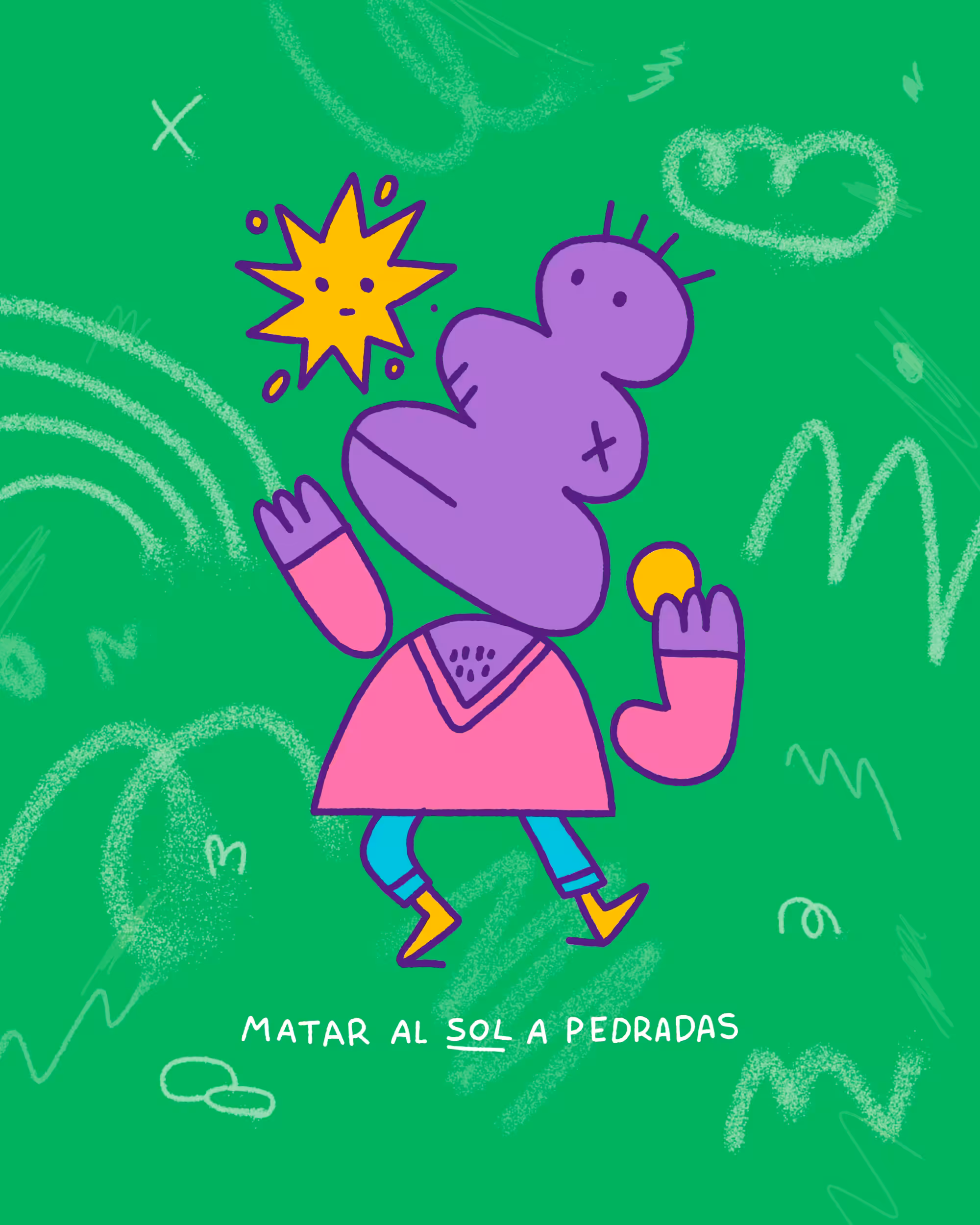 Matar al sol a pedradas