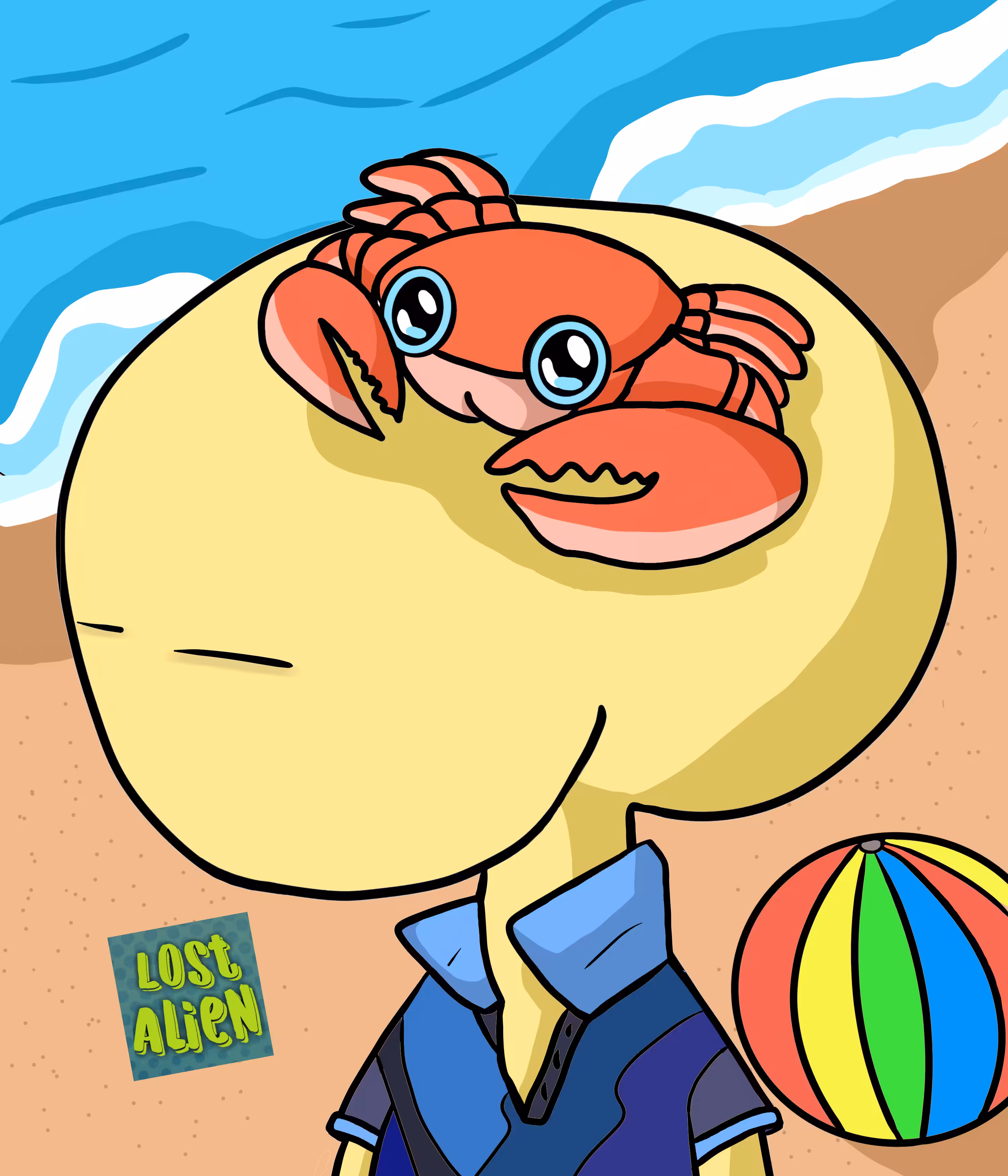 Lost Alien #39 - Crab & Beach