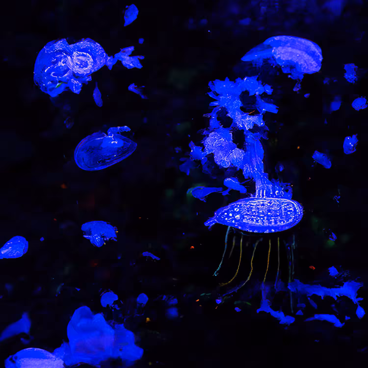 {fireflies of the {ocean} deep}