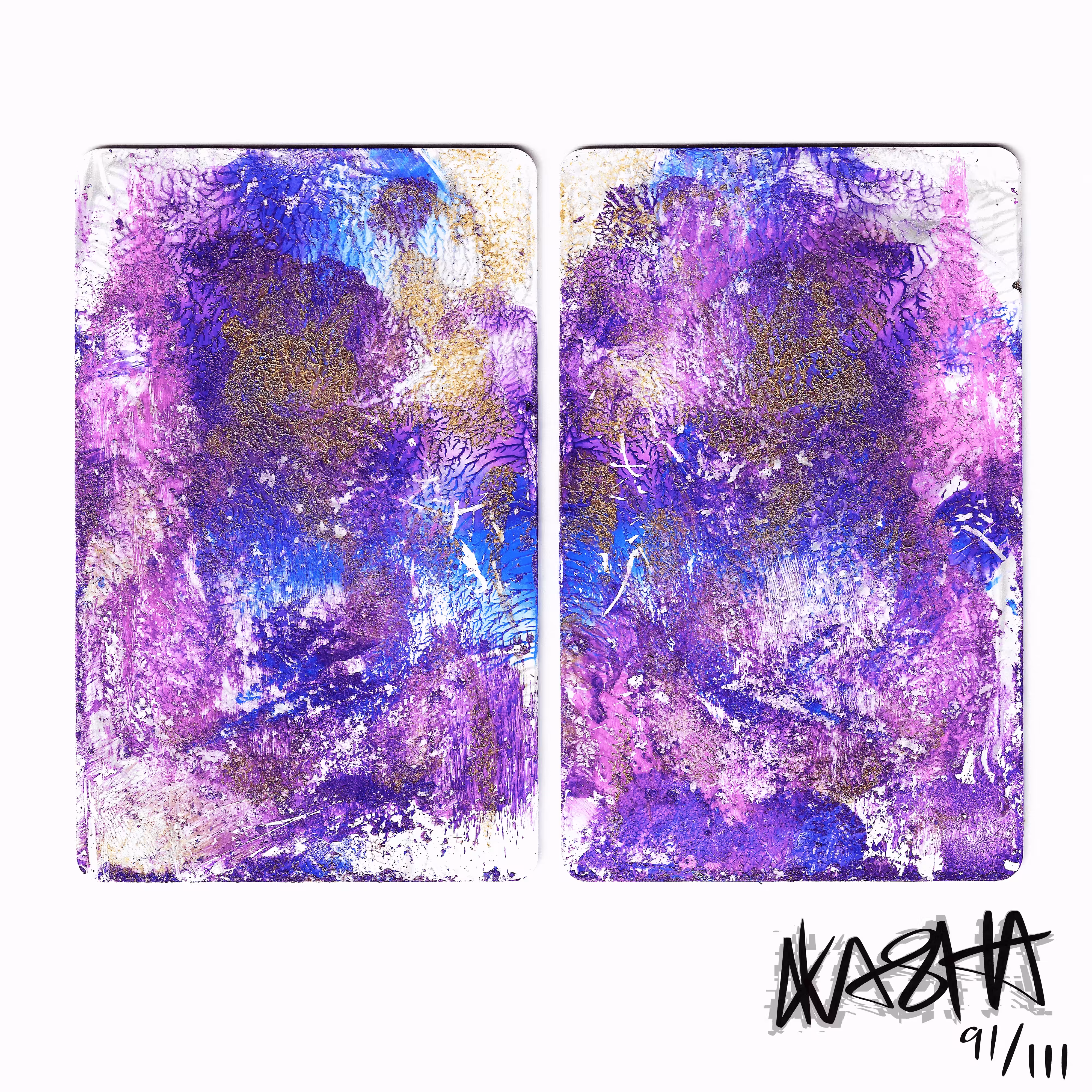 Micro Diptych: Crater Lake