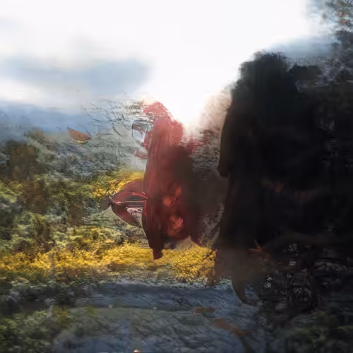Smoker In The Forest