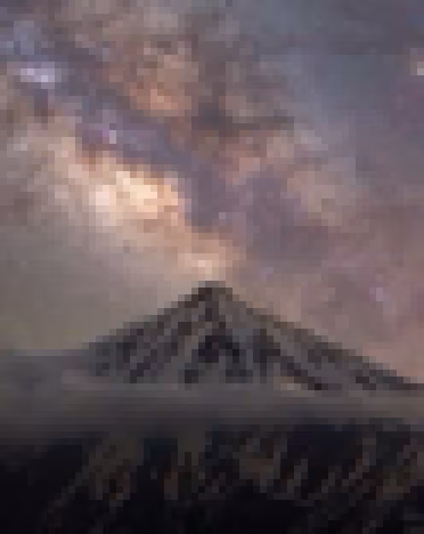 Demavand Mystique – Pixel Art NFT Capturing the Majestic Mount Damavand in a Fusion of Black, Pink, Purple, and Celestial Tones | Persian Empire Collection