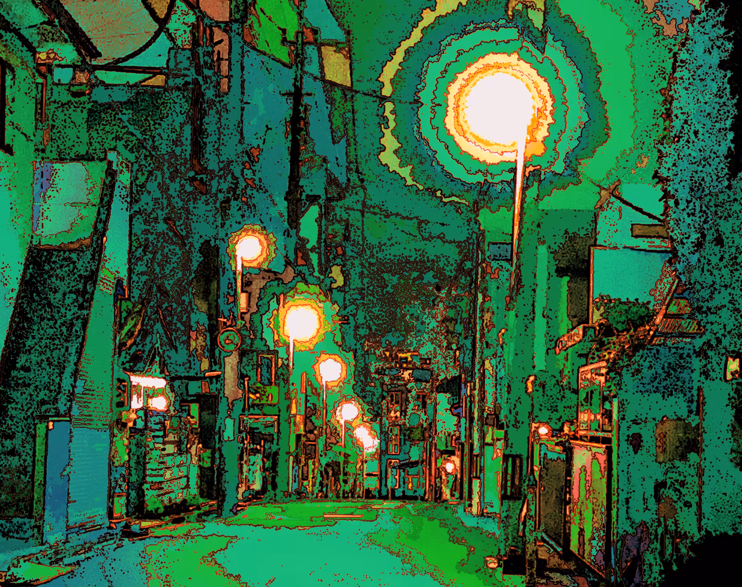 Miraculous Color: In a quiet night (green)