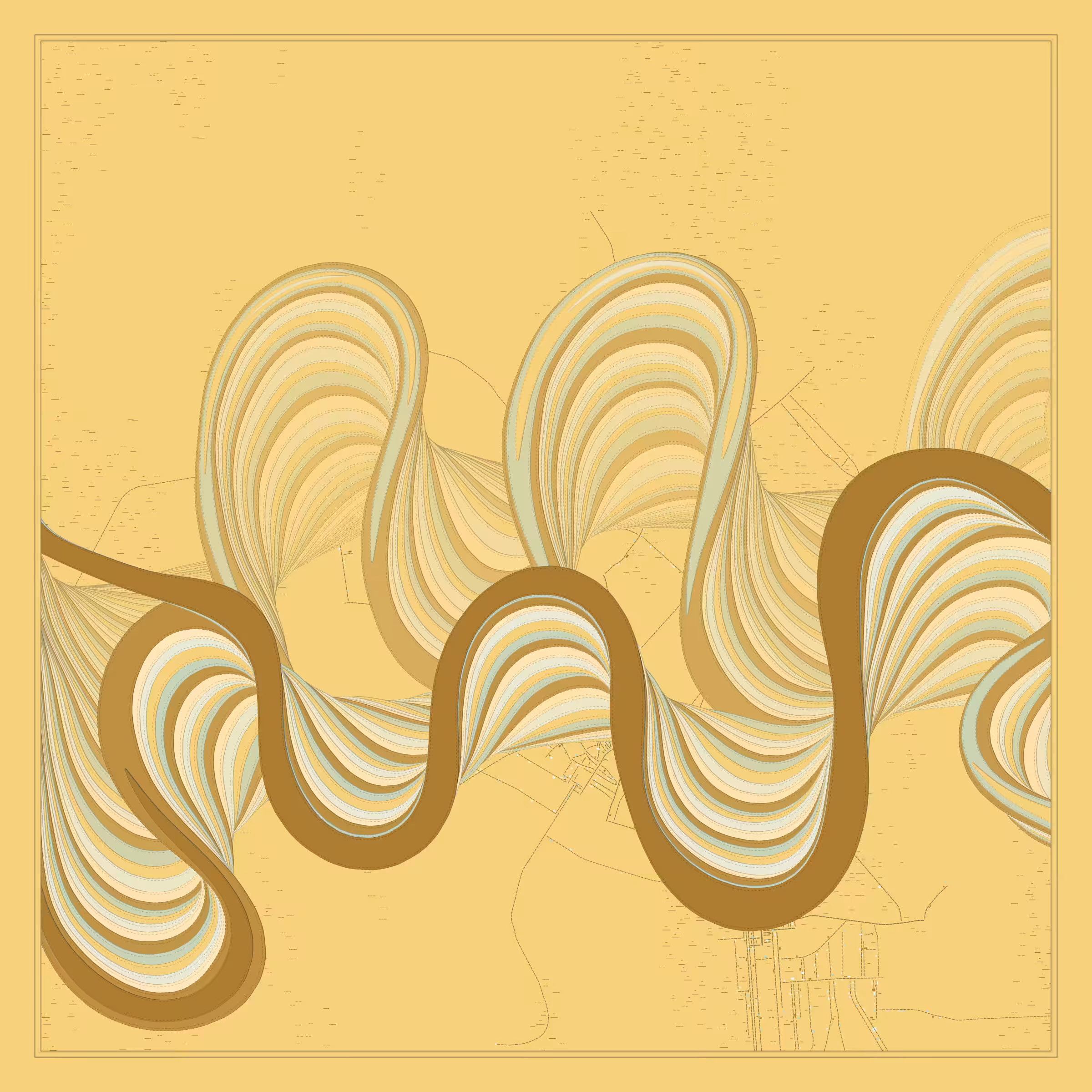 Ancient Courses of Fictional Rivers #29
