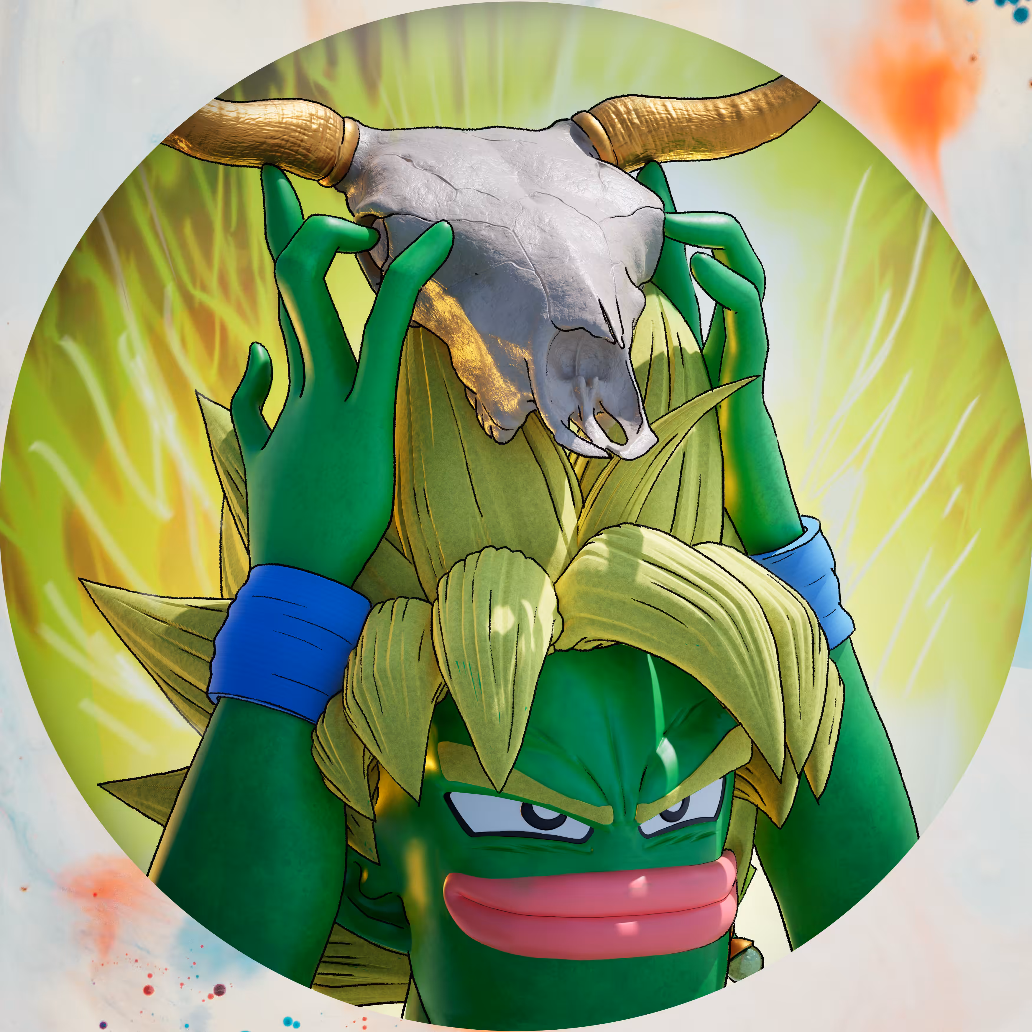 SUPER SAIYAN DRAGONBULL SKULL