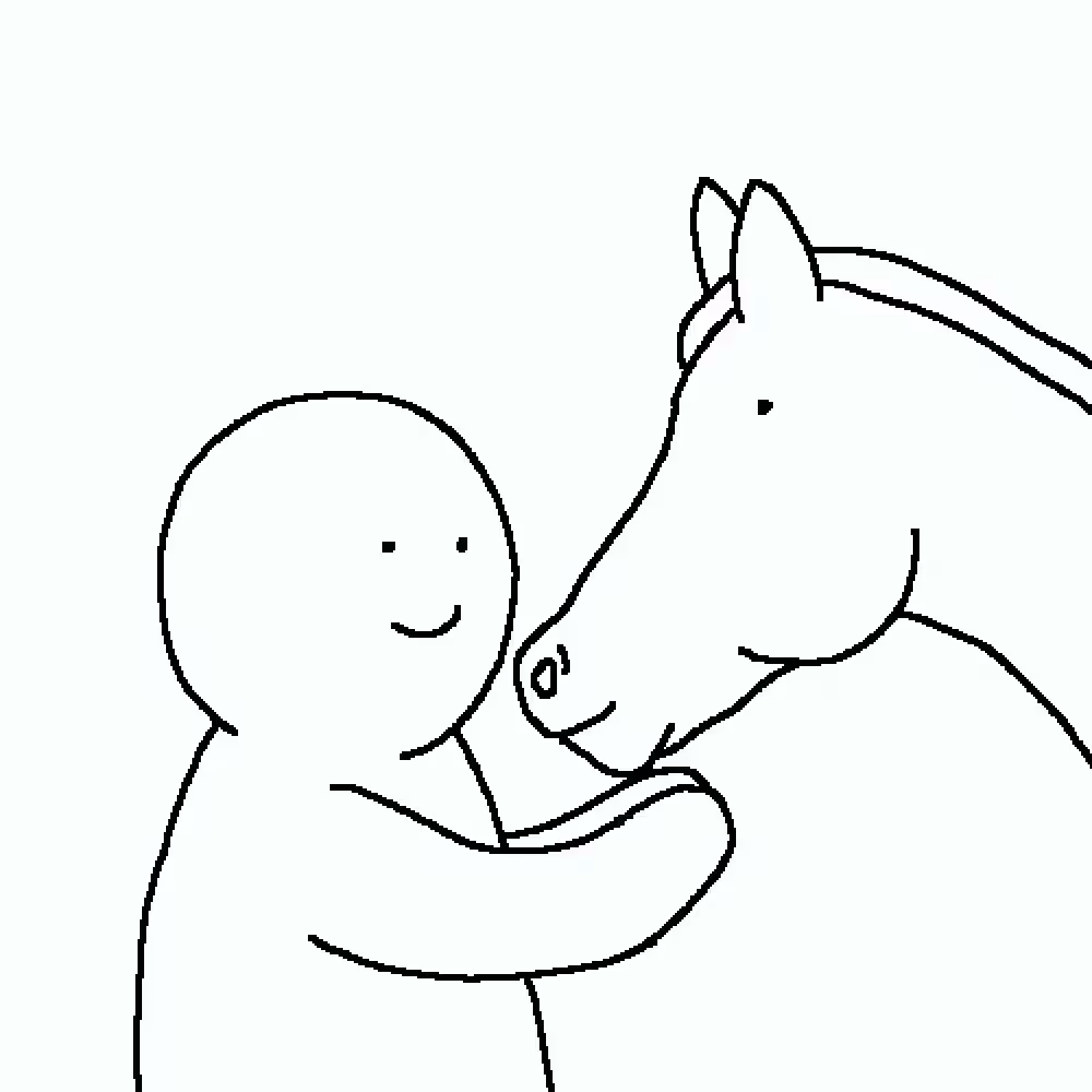 Squeezing horses