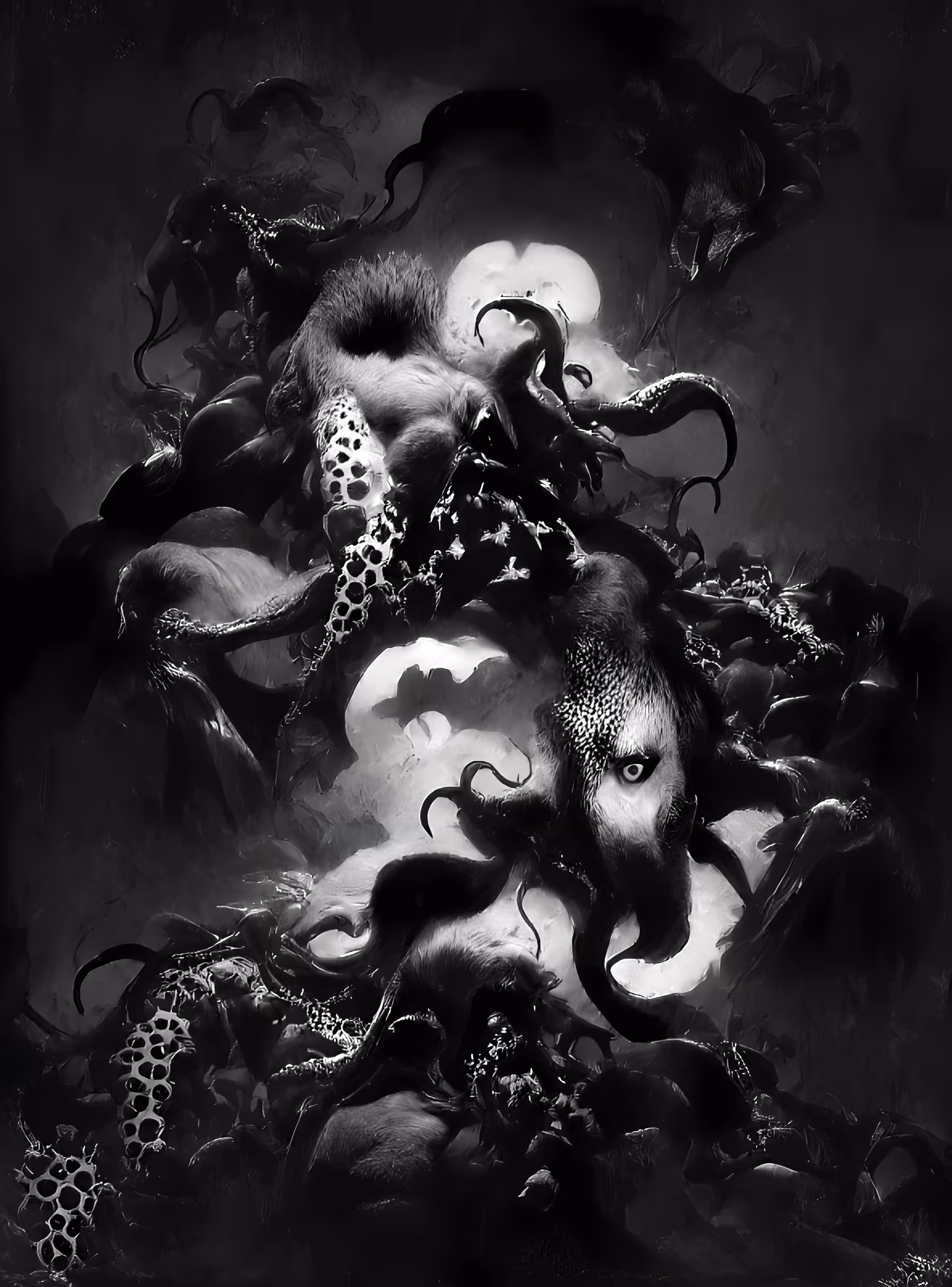 “Horrors in the Deep 3 (The Black and White World)”