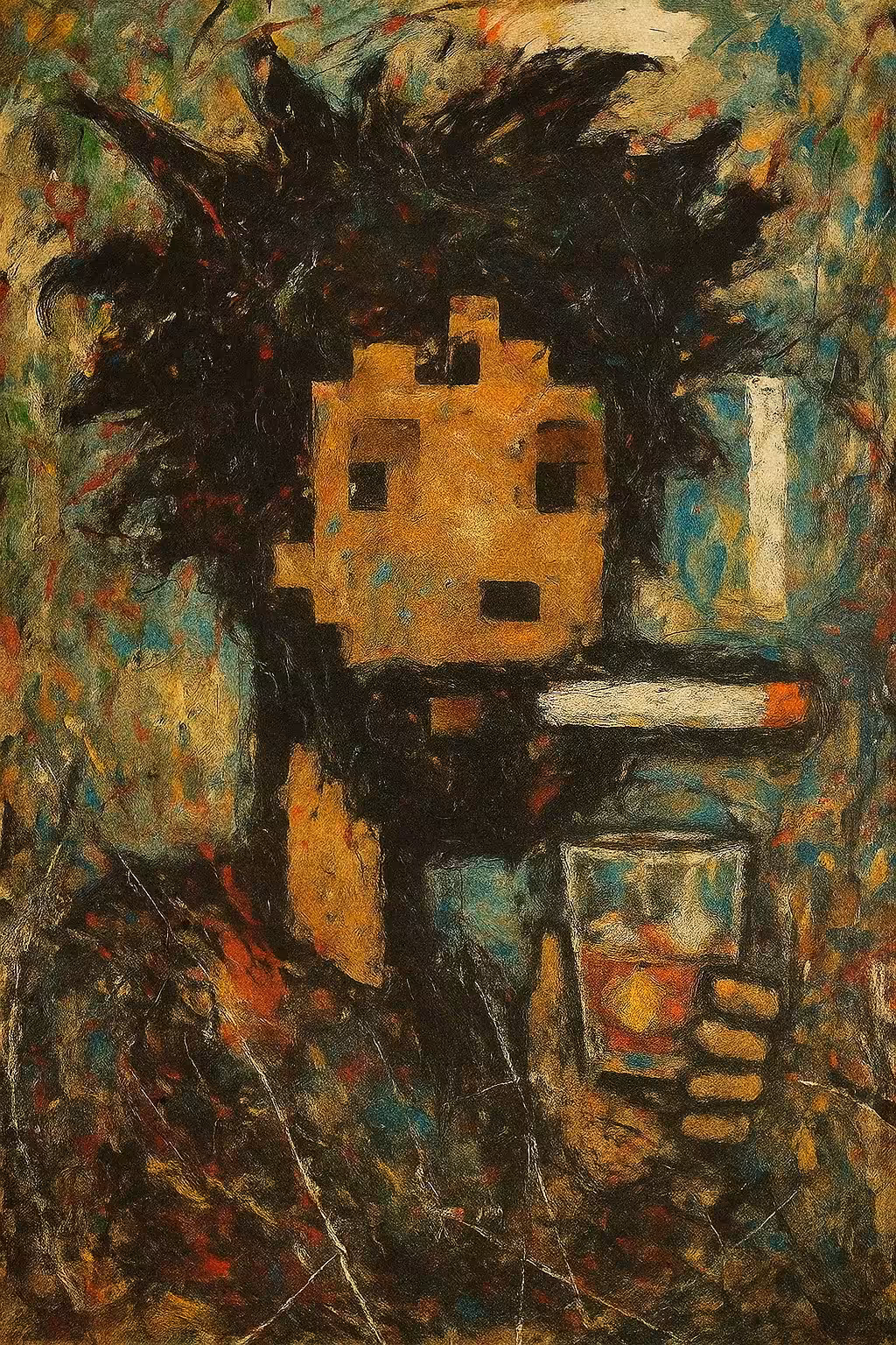Punk d'Art Canvas #4 | 'BAR'