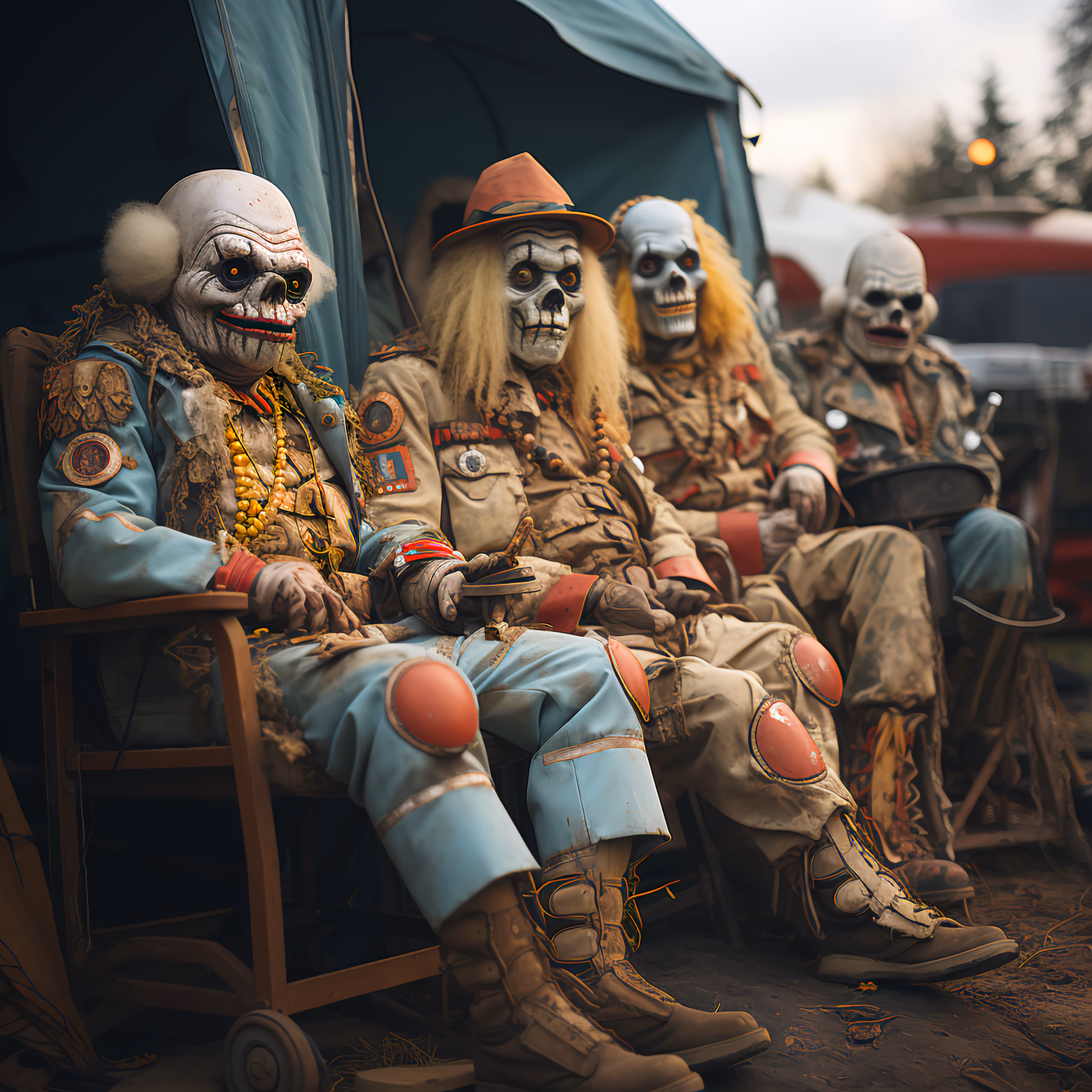 Clowns at the Camp