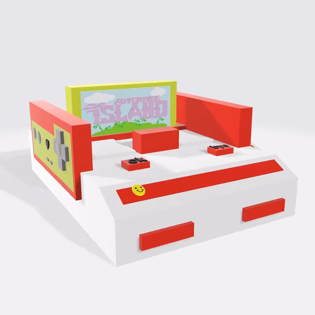   - familygame - 90s retroconsole 