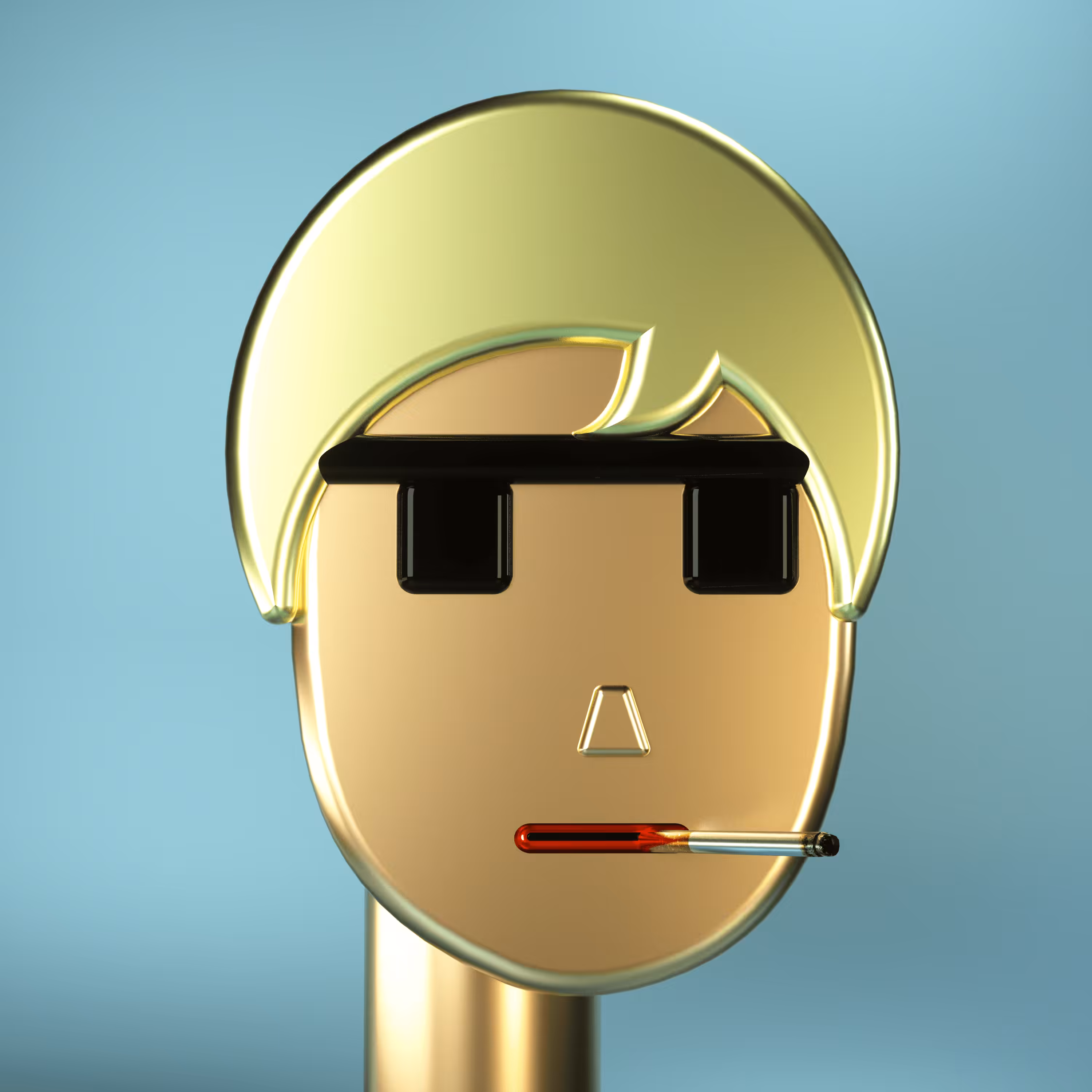 3D Chrome Punks: 3D Chrome Punk #0546