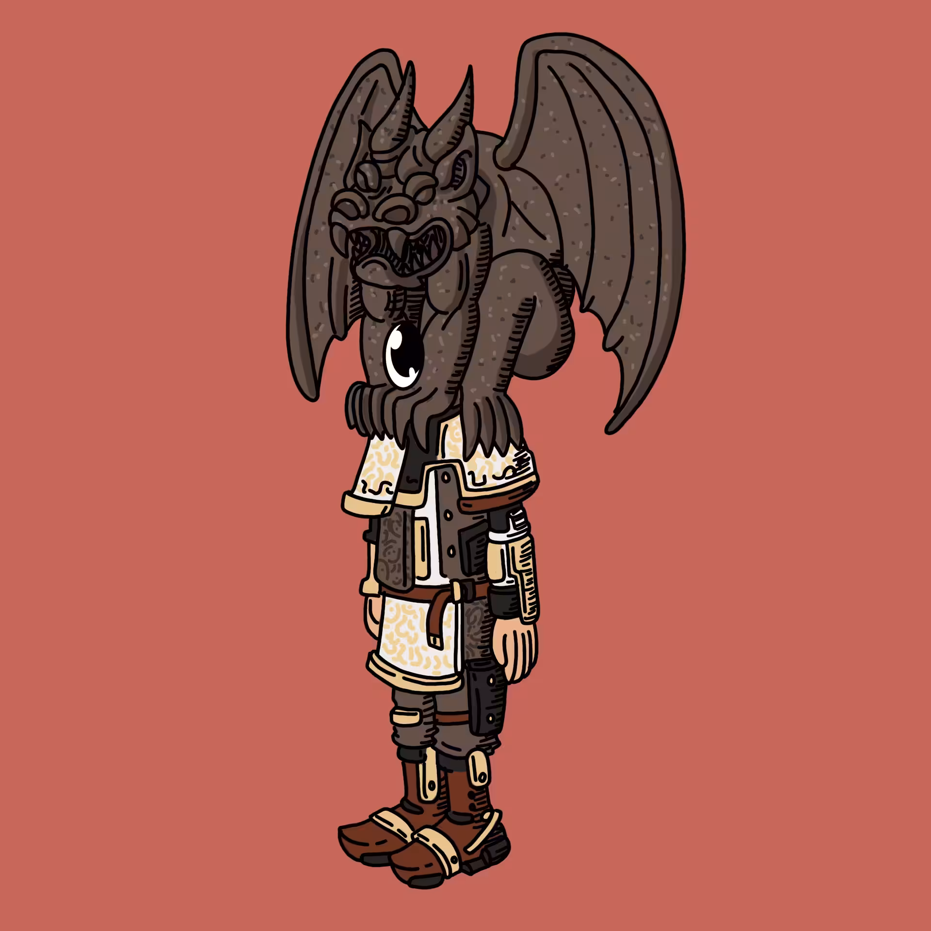 !!OEG migrate to new contract!!: Gargoylesculptor one eyed guy #00167