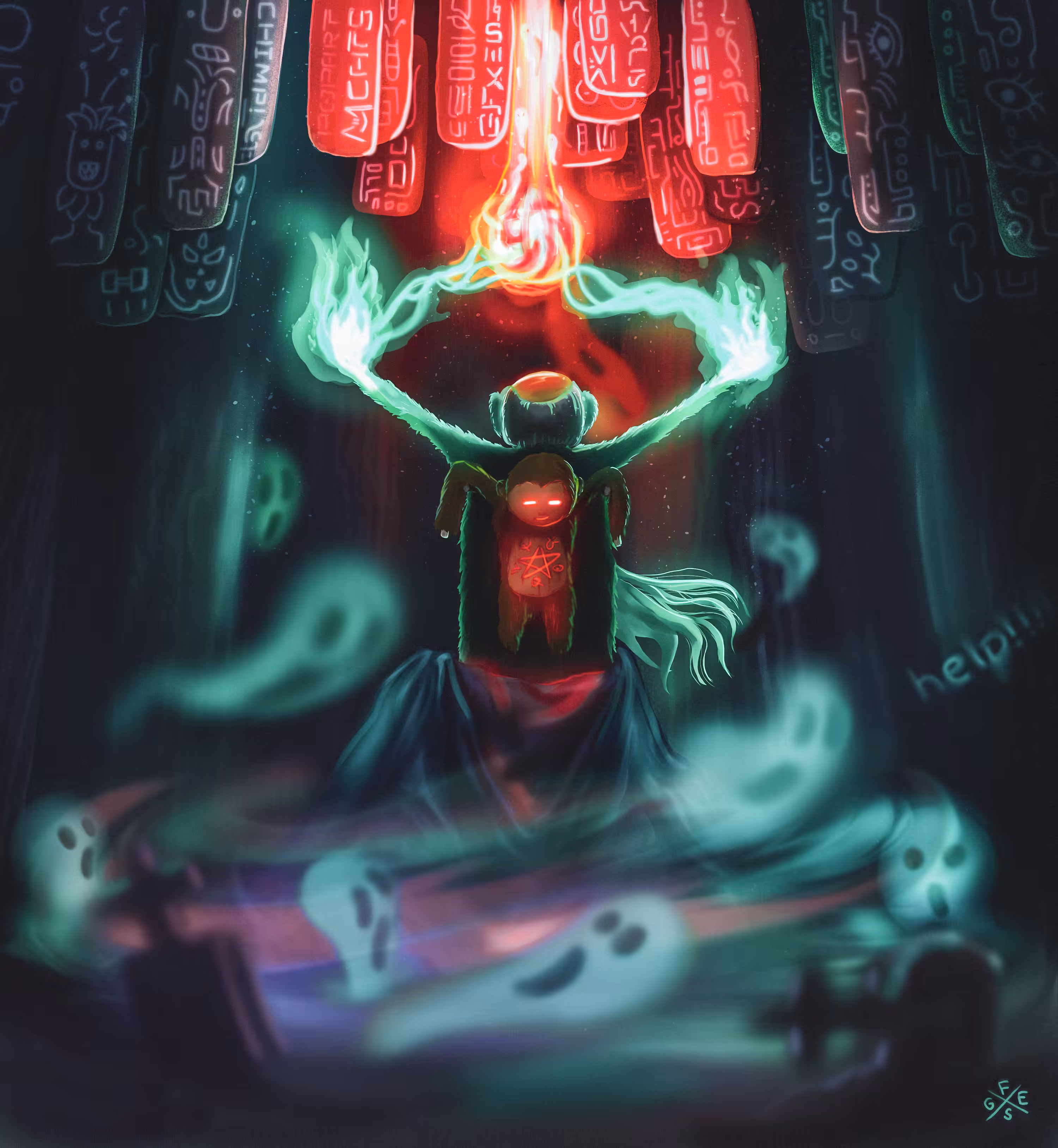 The Summoning of Halloween spirits