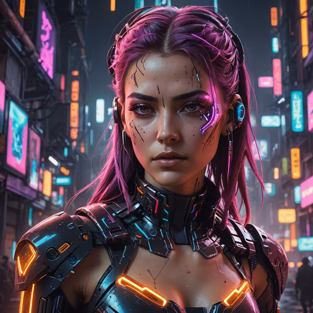 Cyberpunk Girl #022