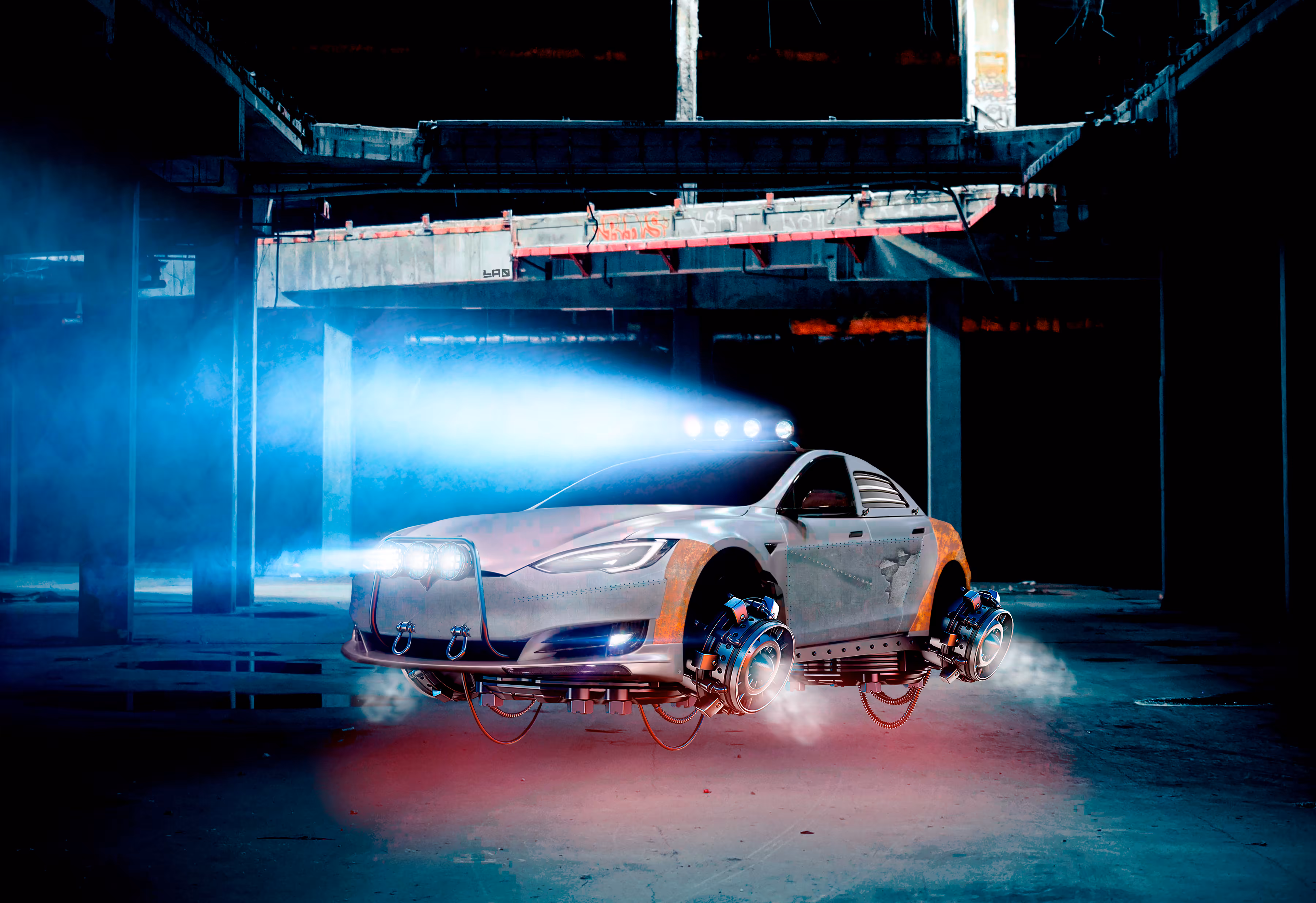 Tesla Model S CyberPlaid