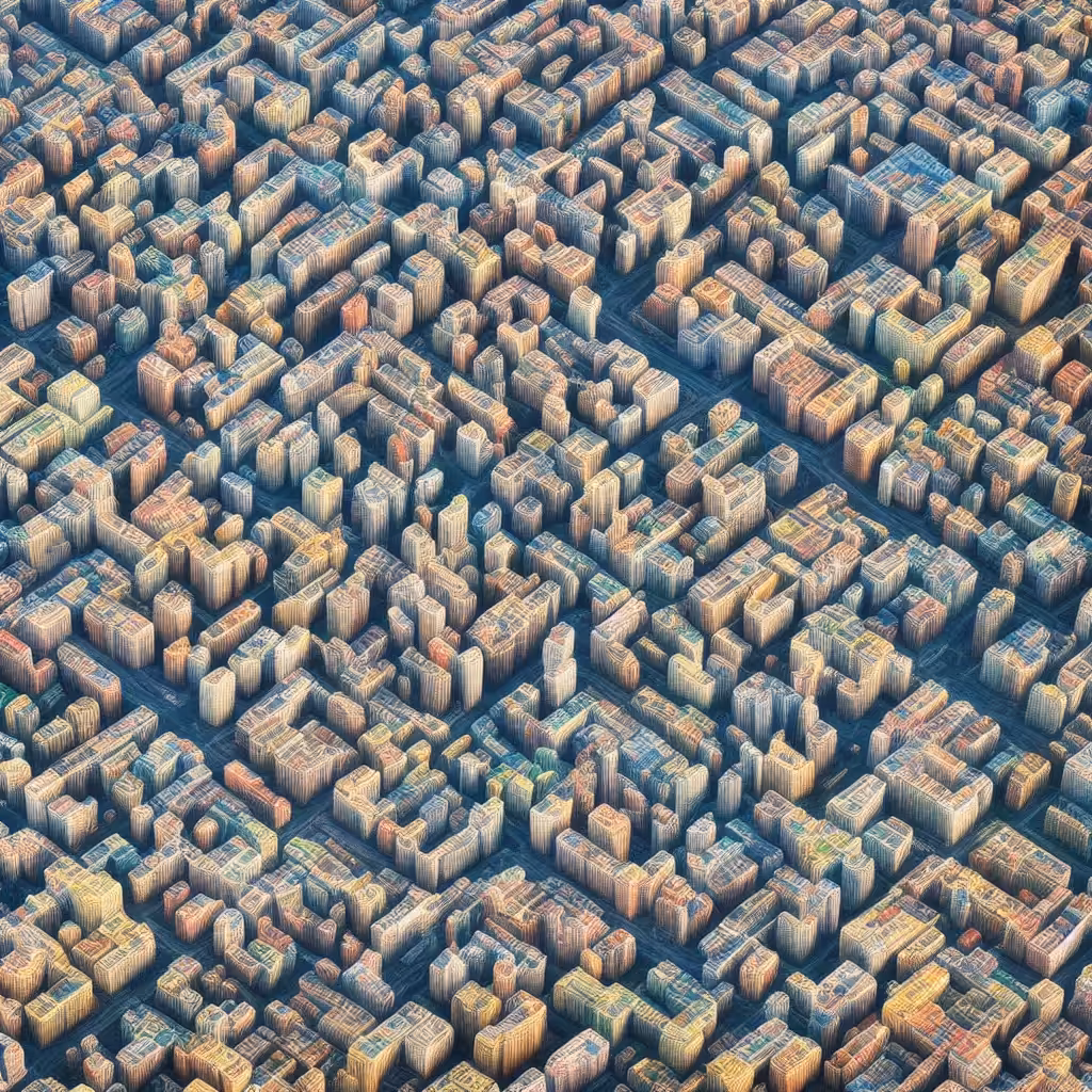 Geometrical city #5