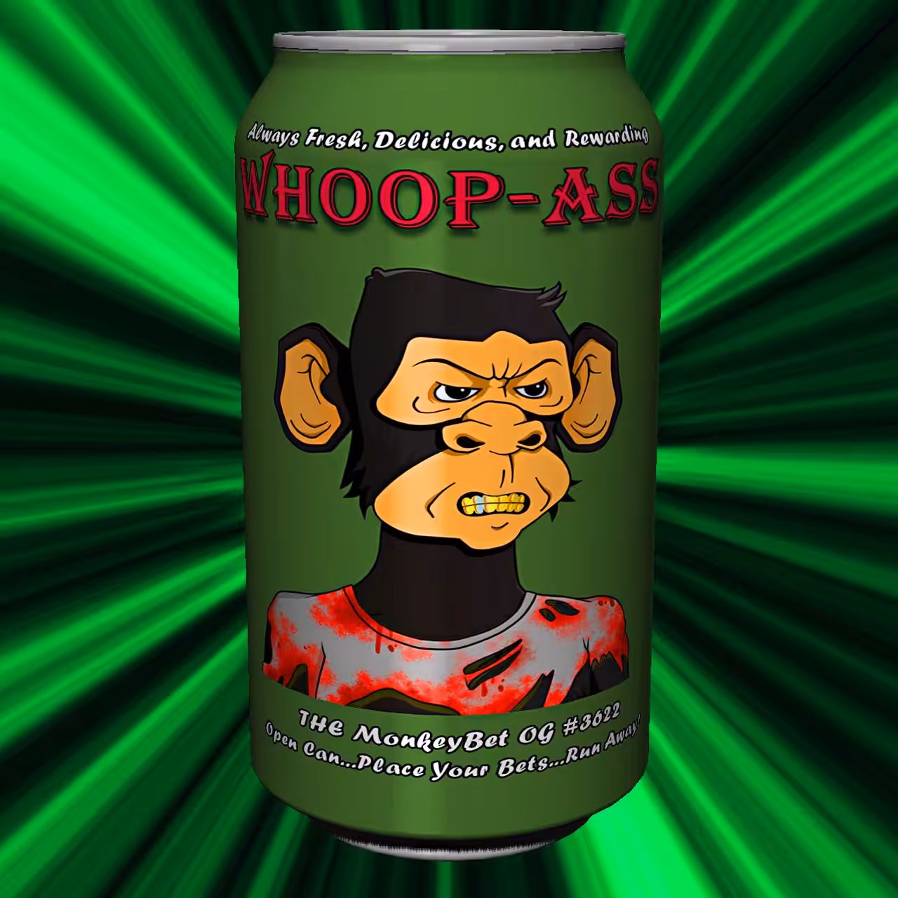 MonkeyBet Dao WHOOP-ASS Can #3622