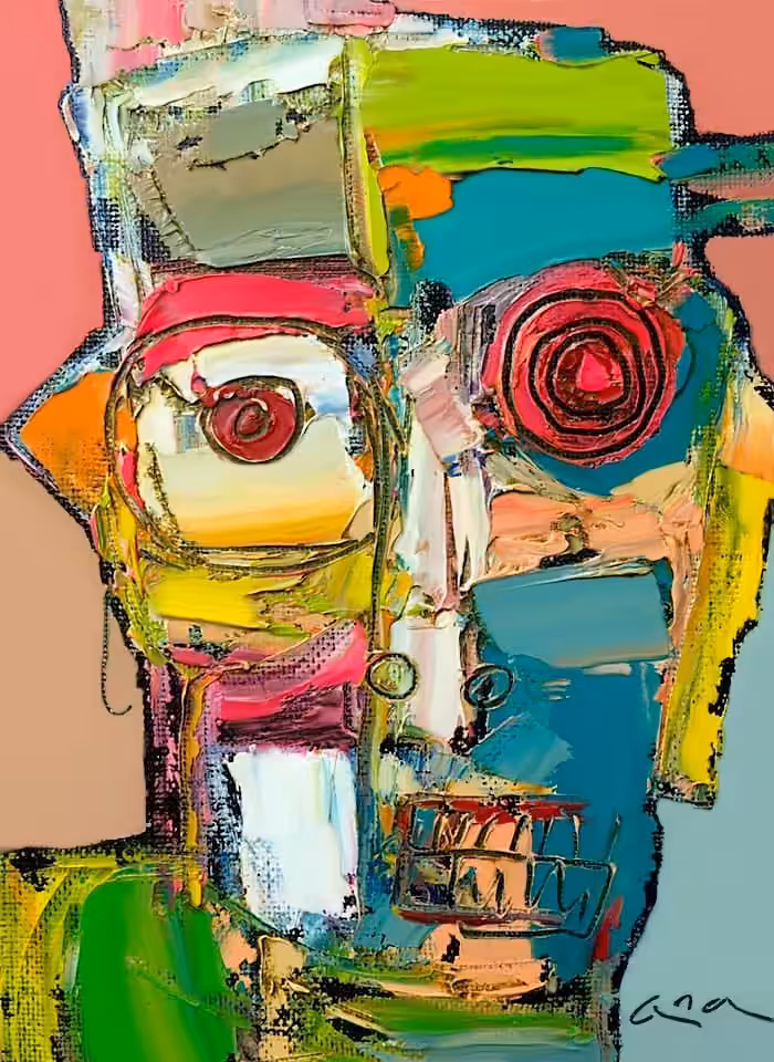 Expressionist Portrait #17