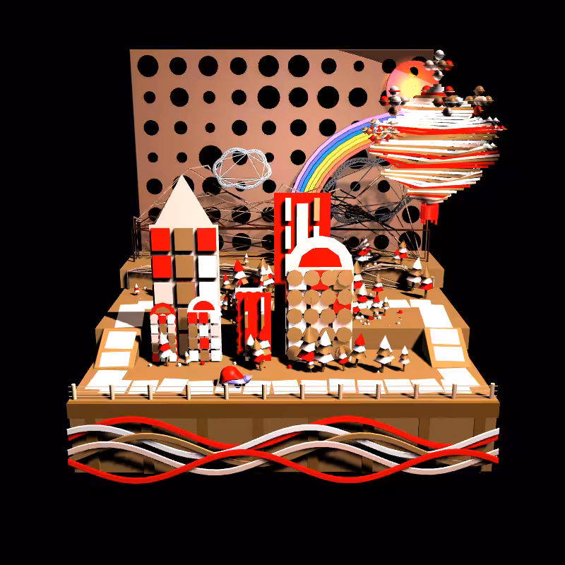 Paper Art 3D #245