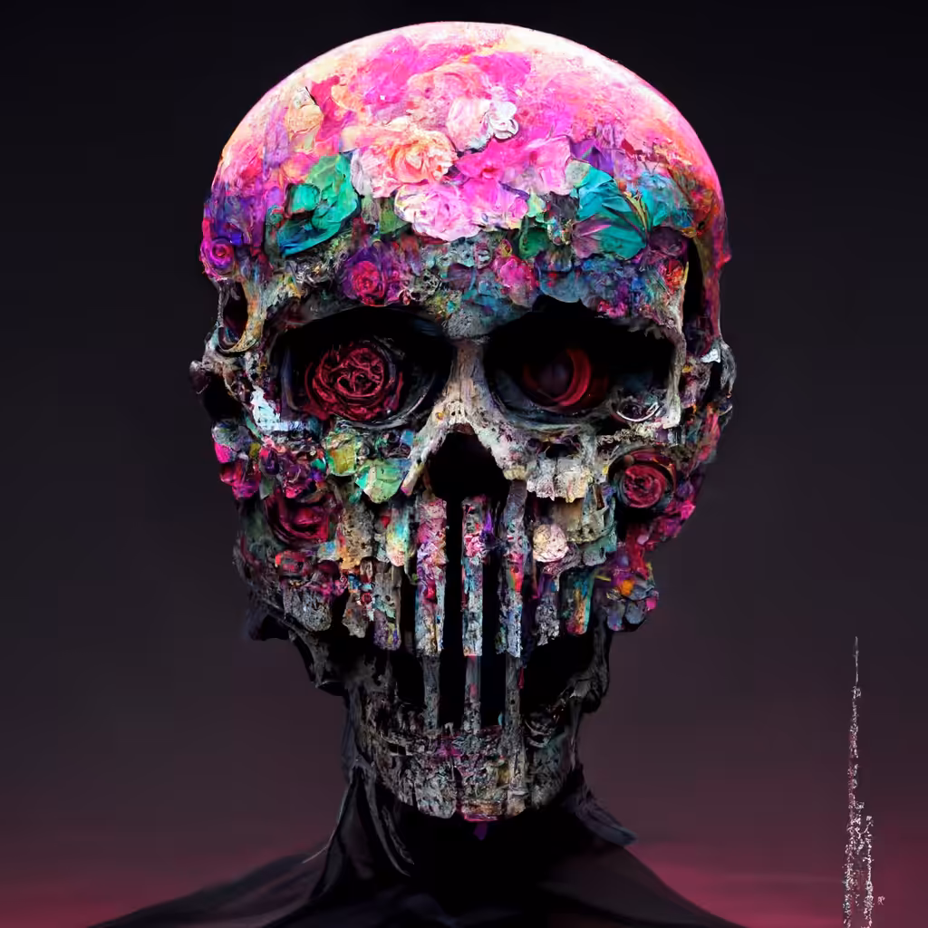 Rose Skull #11